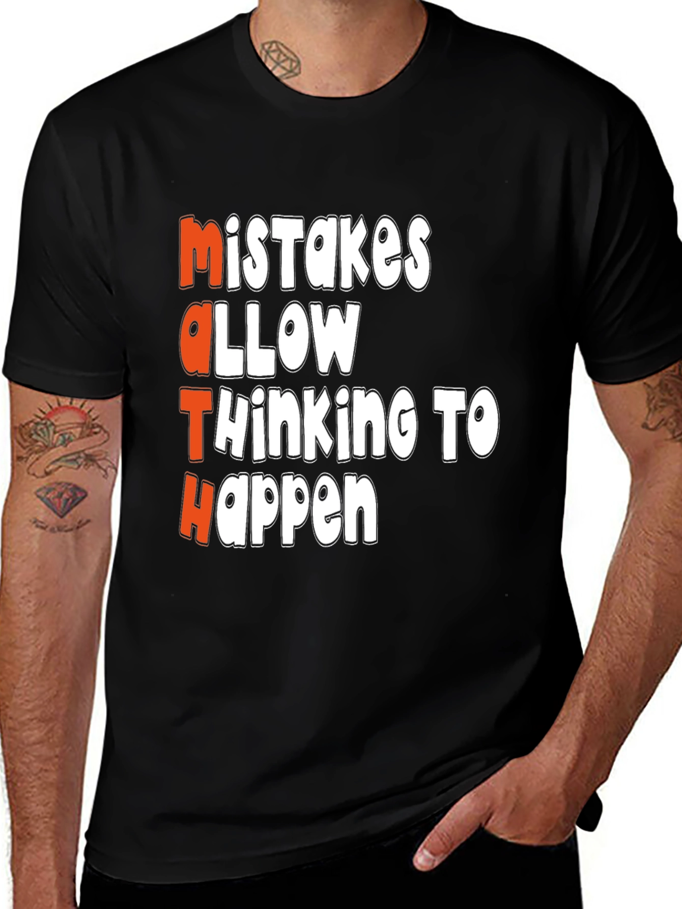 Math Mistakes T-Shirt: Thinking Happens