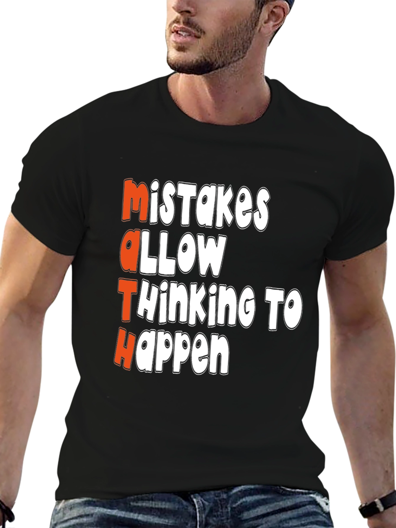 Math Mistakes T-Shirt: Thinking Happens