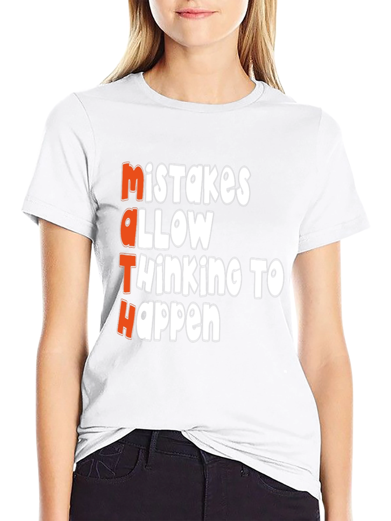 Math Mistakes T-Shirt: Thinking Happens