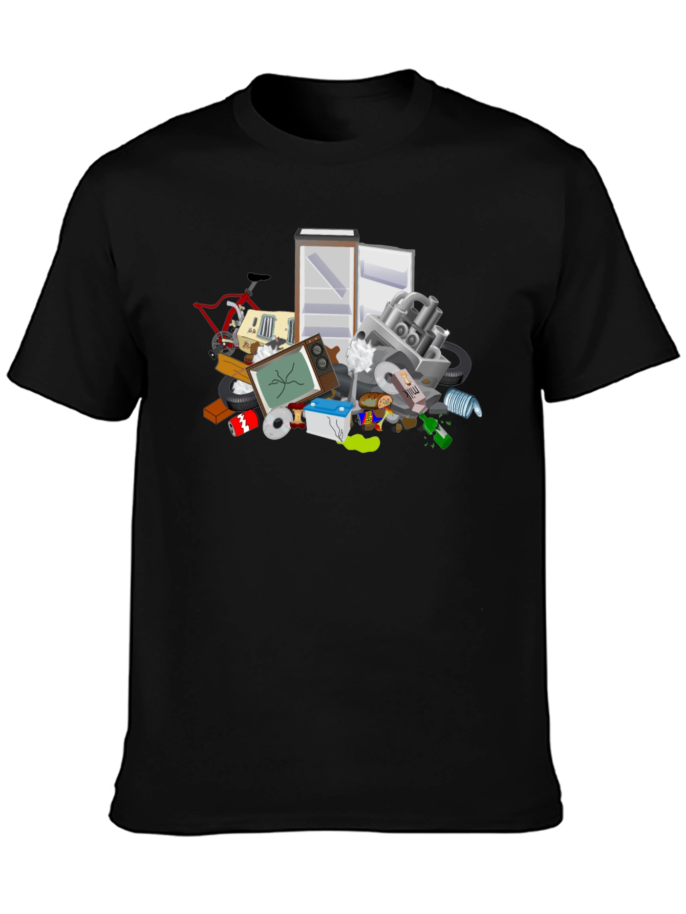 Garbage Pile Graphic T-Shirt - Eco-Friendly Fashion