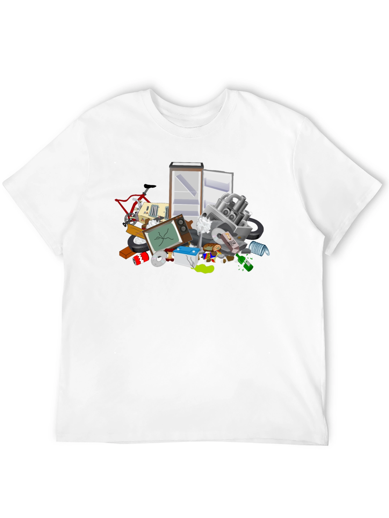 Garbage Pile Graphic T-Shirt - Eco-Friendly Fashion