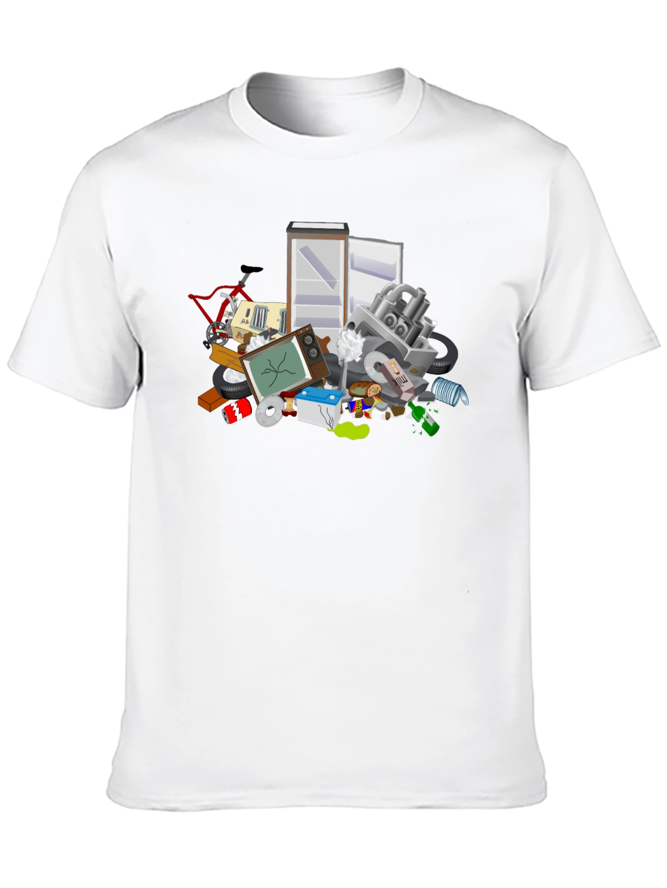 Garbage Pile Graphic T-Shirt - Eco-Friendly Fashion