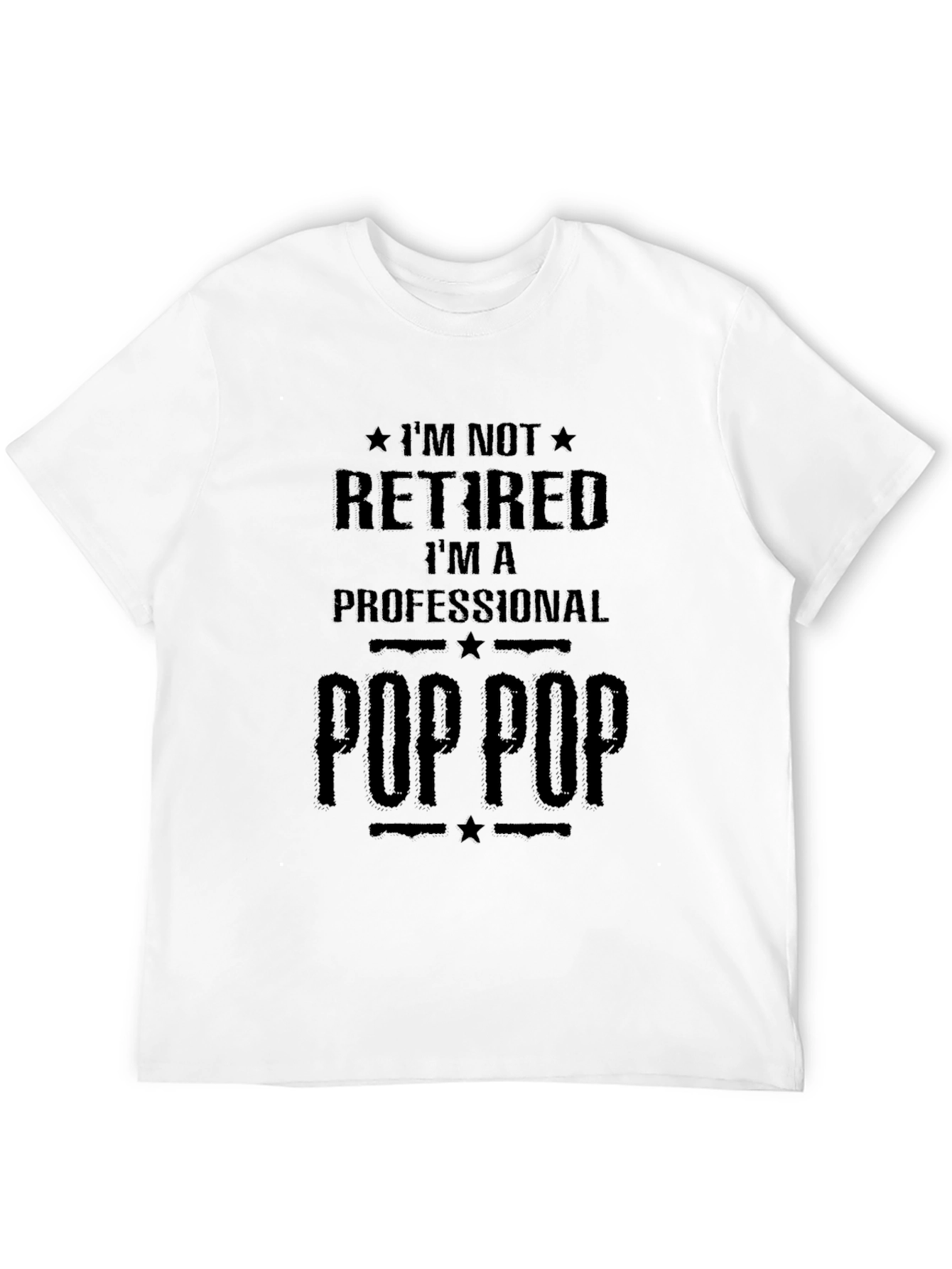 Professional Pop Pop Black Graphic T-Shirt