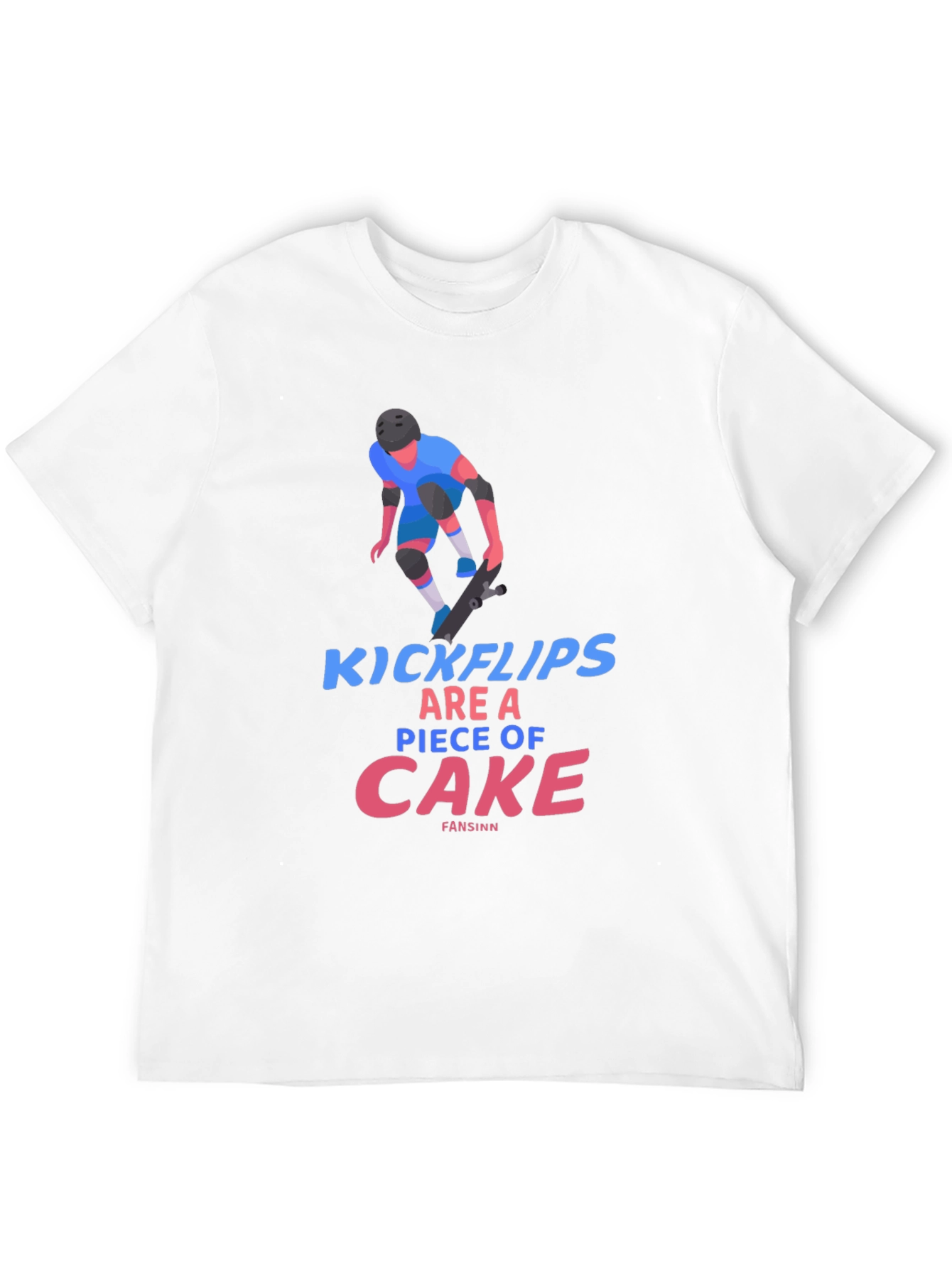 Kickflips T-Shirt: Skateboarder Design Tee