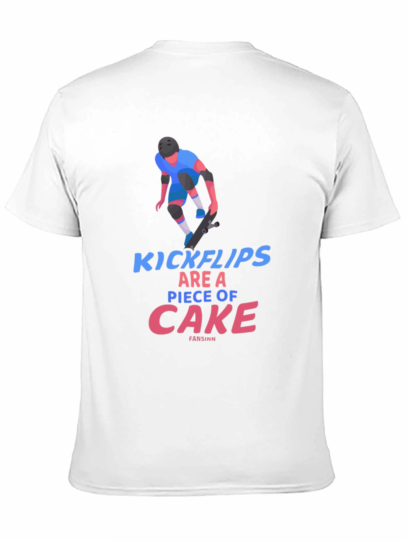 Kickflips T-Shirt: Skateboarder Design Tee