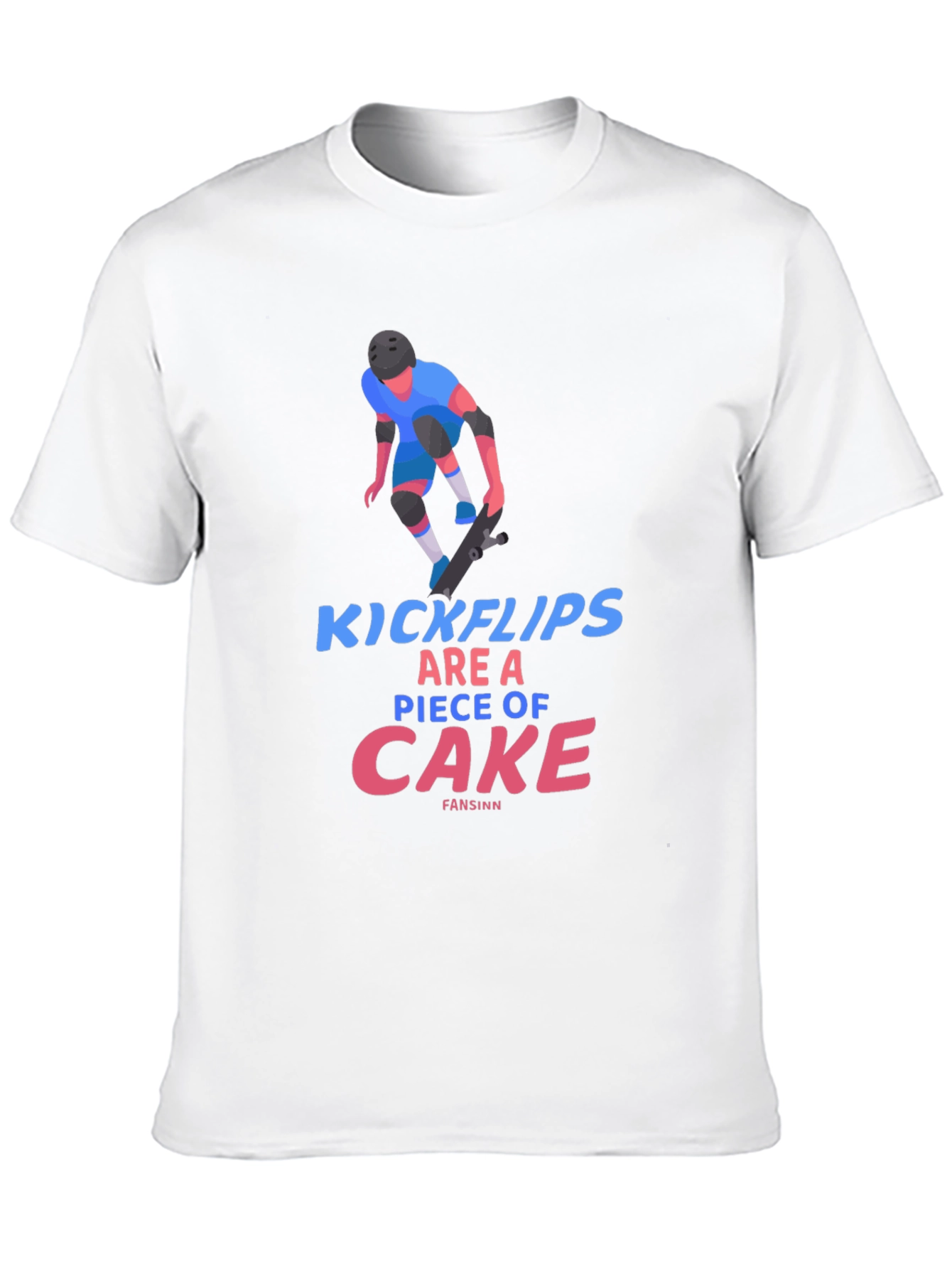 Kickflips T-Shirt: Skateboarder Design Tee