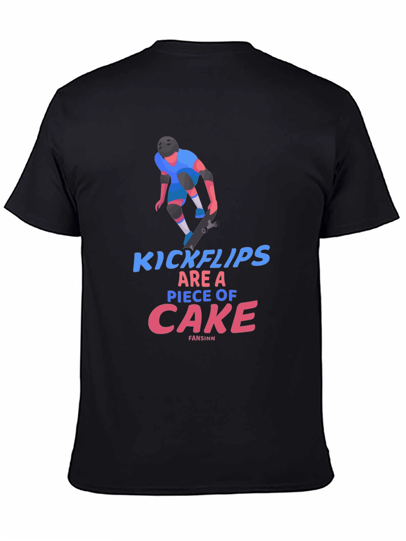 Kickflips T-Shirt: Skateboarder Design Tee