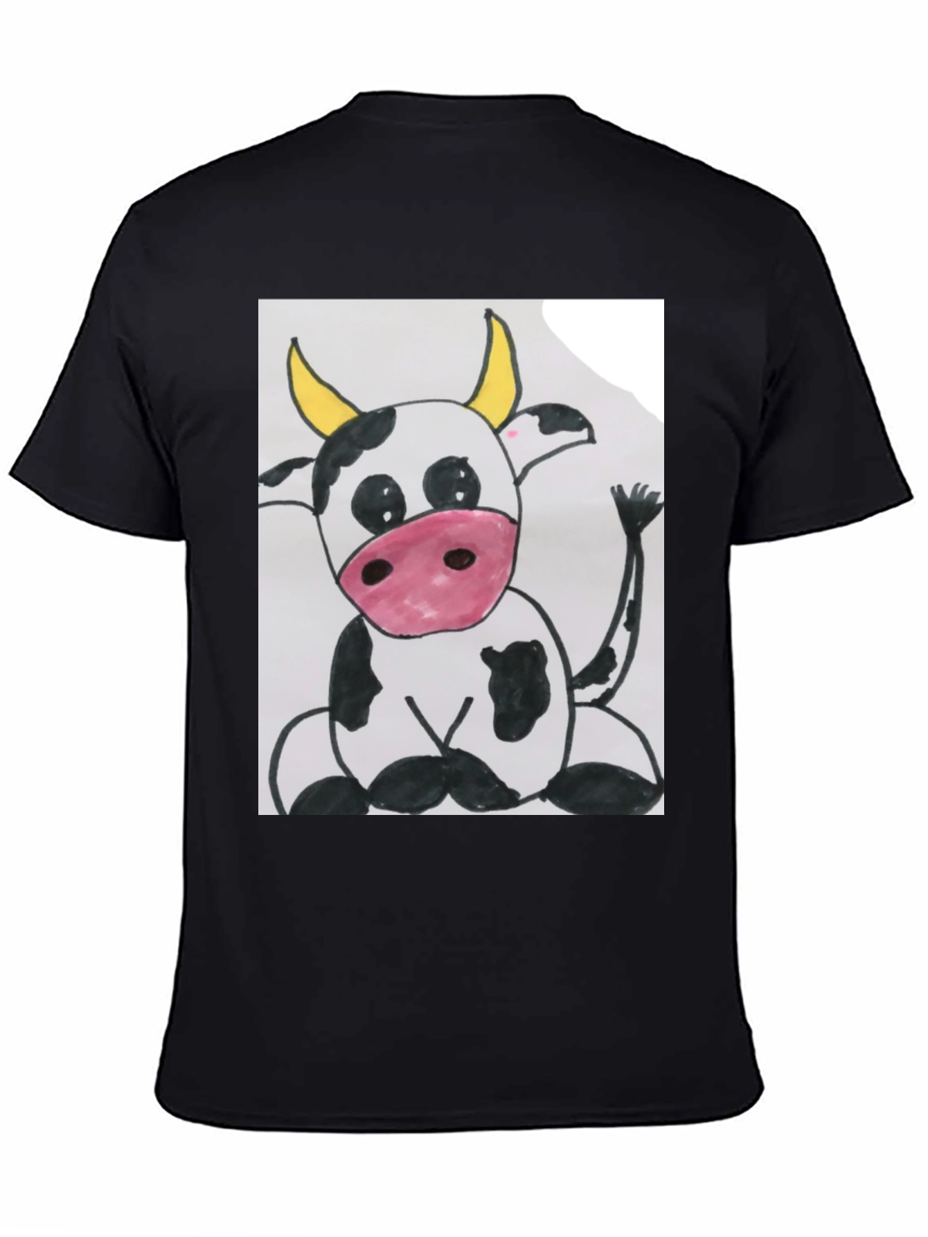 Cute Cartoon Cow Graphic T-Shirt