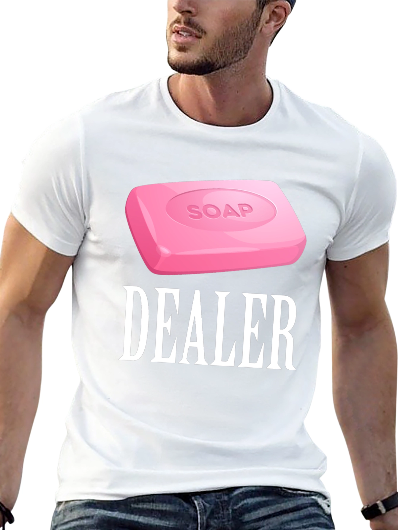 Soap Dealer Graphic T-Shirt - Funny Novelty Tee