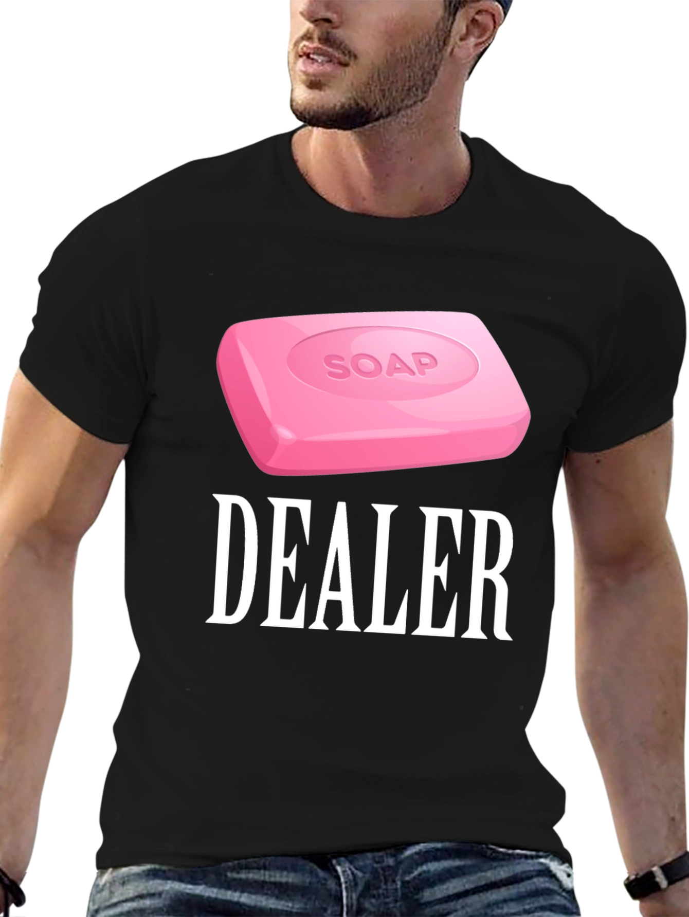 Soap Dealer Graphic T-Shirt - Funny Novelty Tee