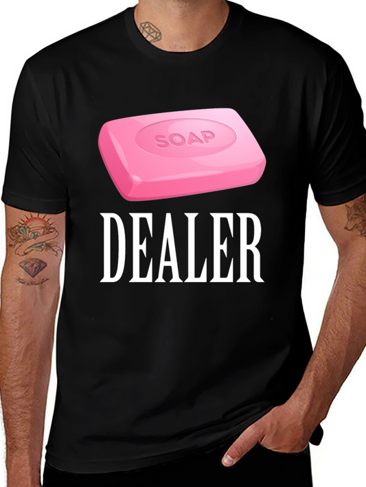 Soap Dealer Graphic T-Shirt - Funny Novelty Tee