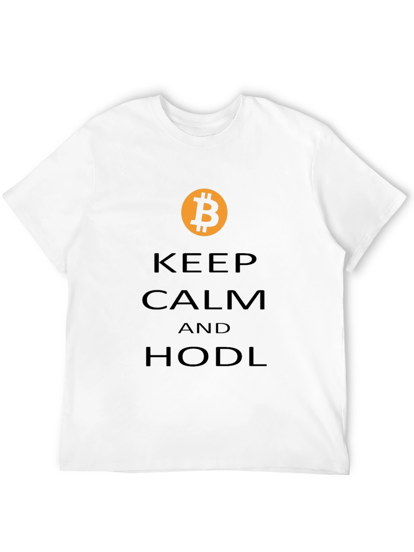 Keep Calm and HODL Bitcoin Graphic T-Shirt