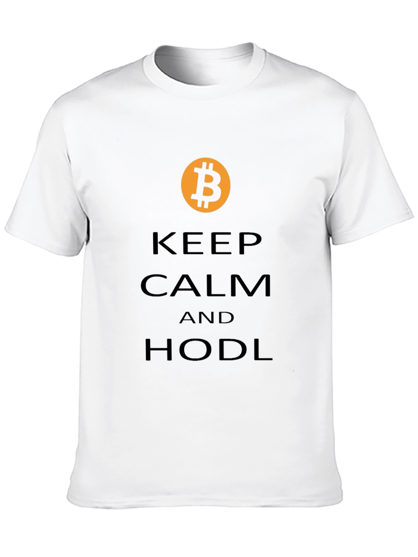 Keep Calm and HODL Bitcoin Graphic T-Shirt