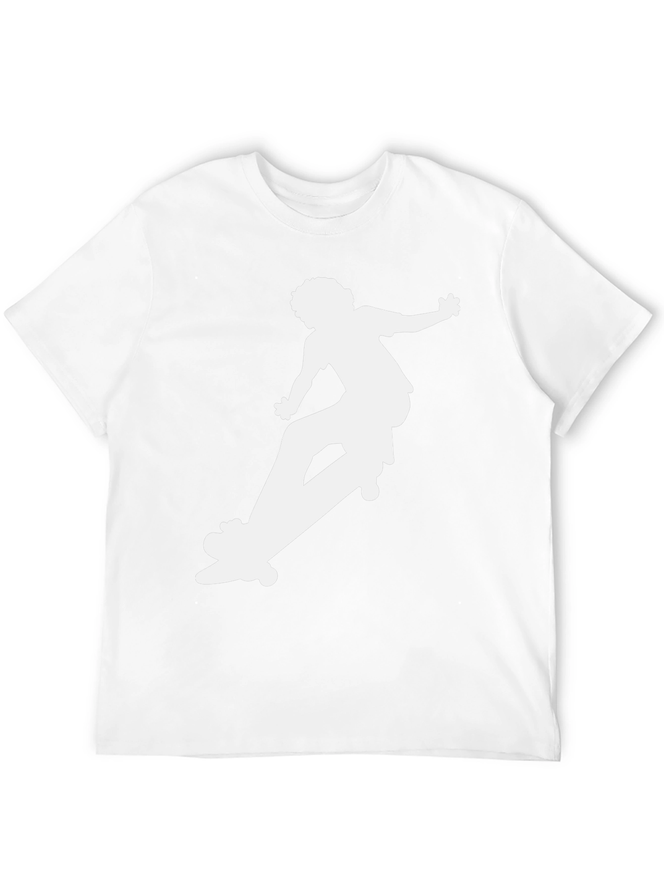 Skateboarder Graphic Tee - Cool Black T-Shirt