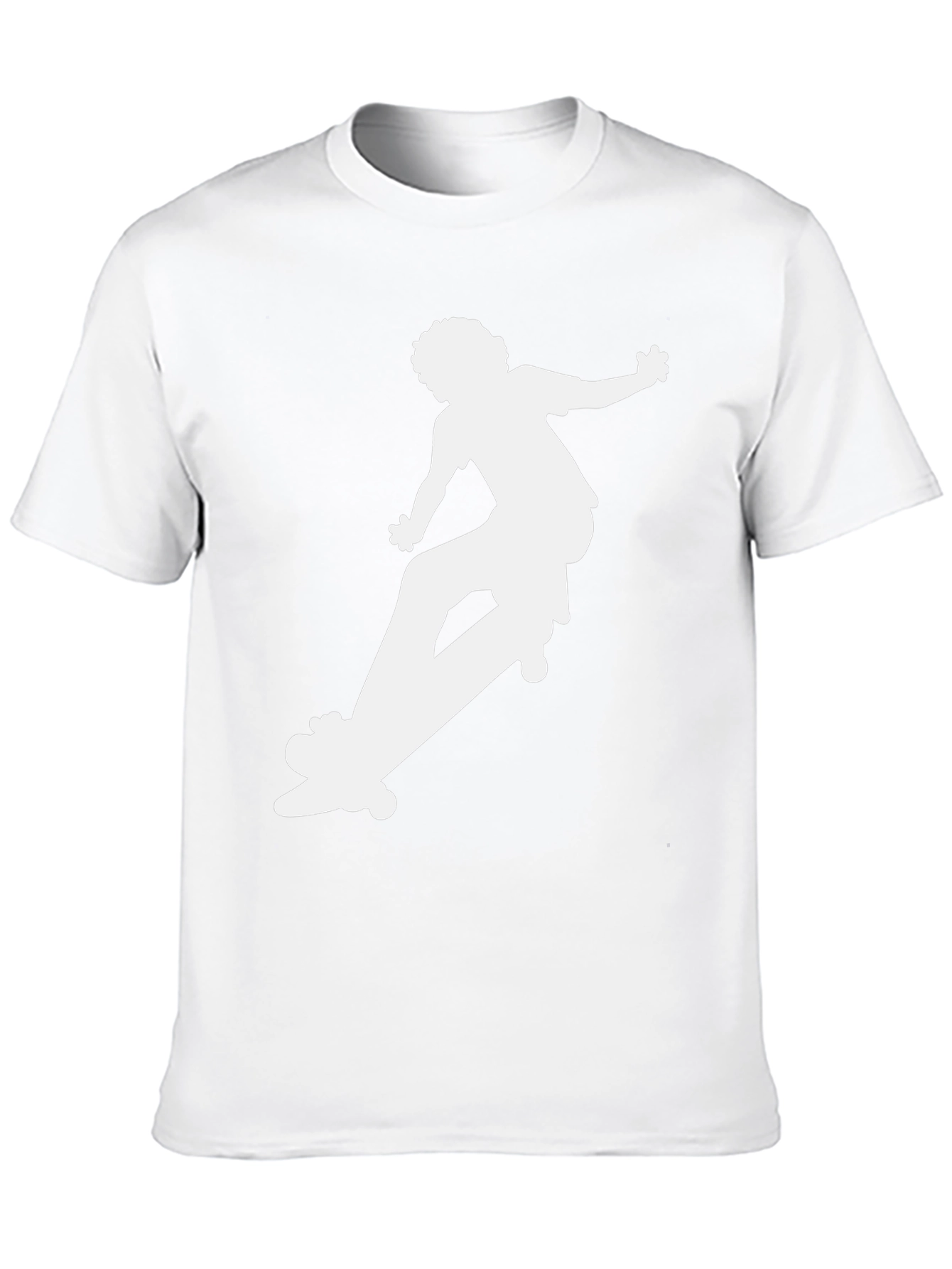 Skateboarder Graphic Tee - Cool Black T-Shirt