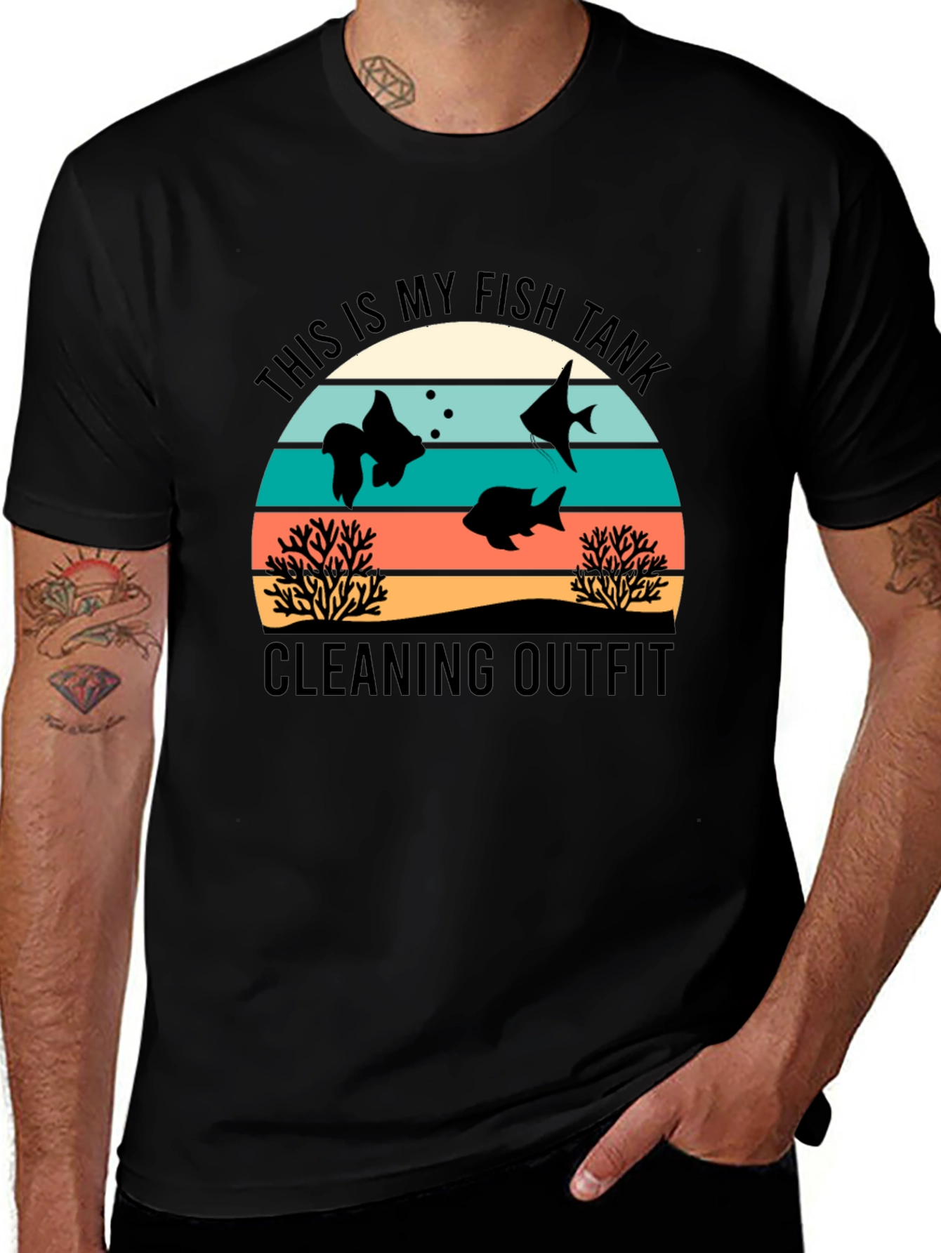 Fish Tank Cleaning Outfit T-Shirt