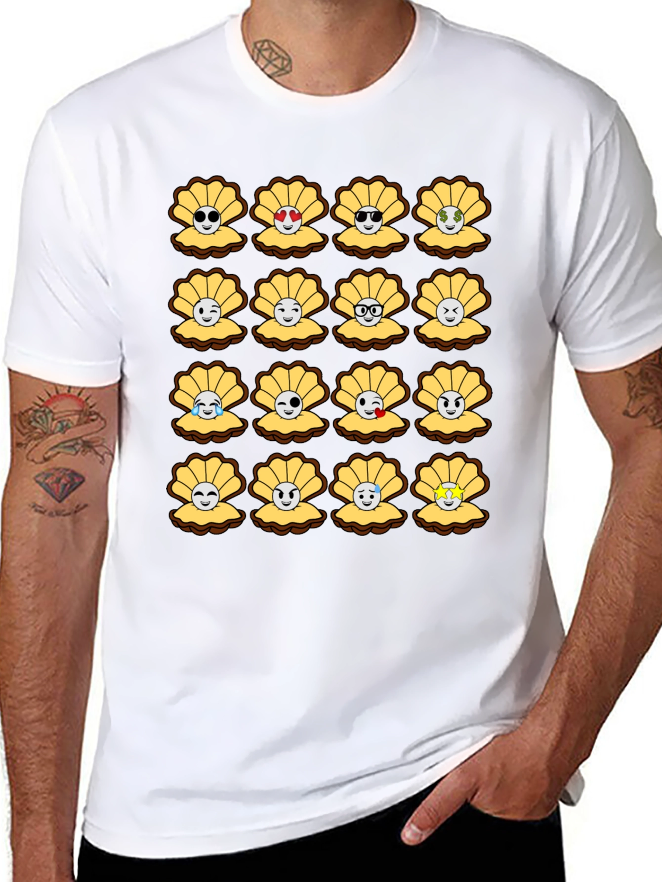 Emoji Seashells T-Shirt