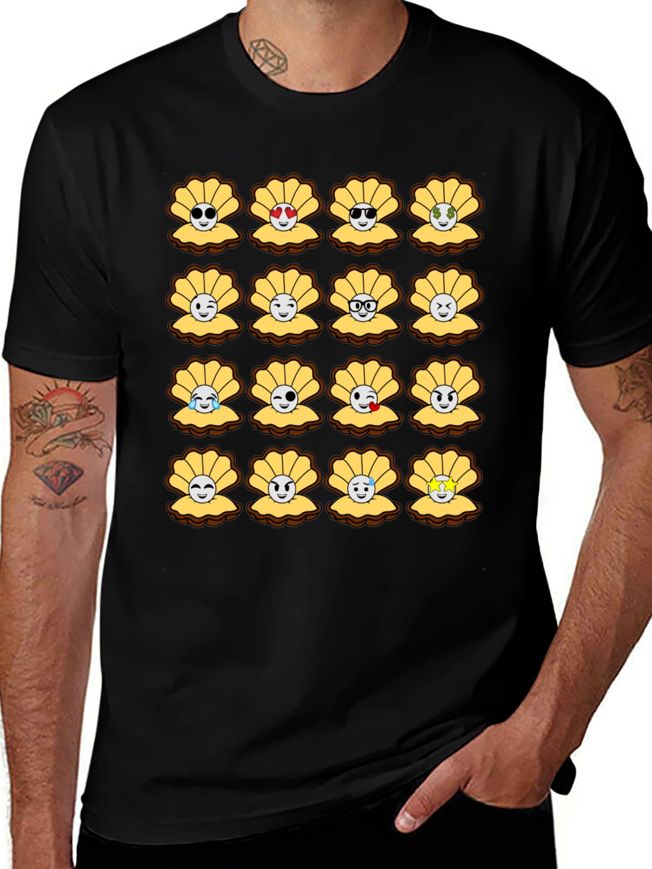 Emoji Seashells T-Shirt