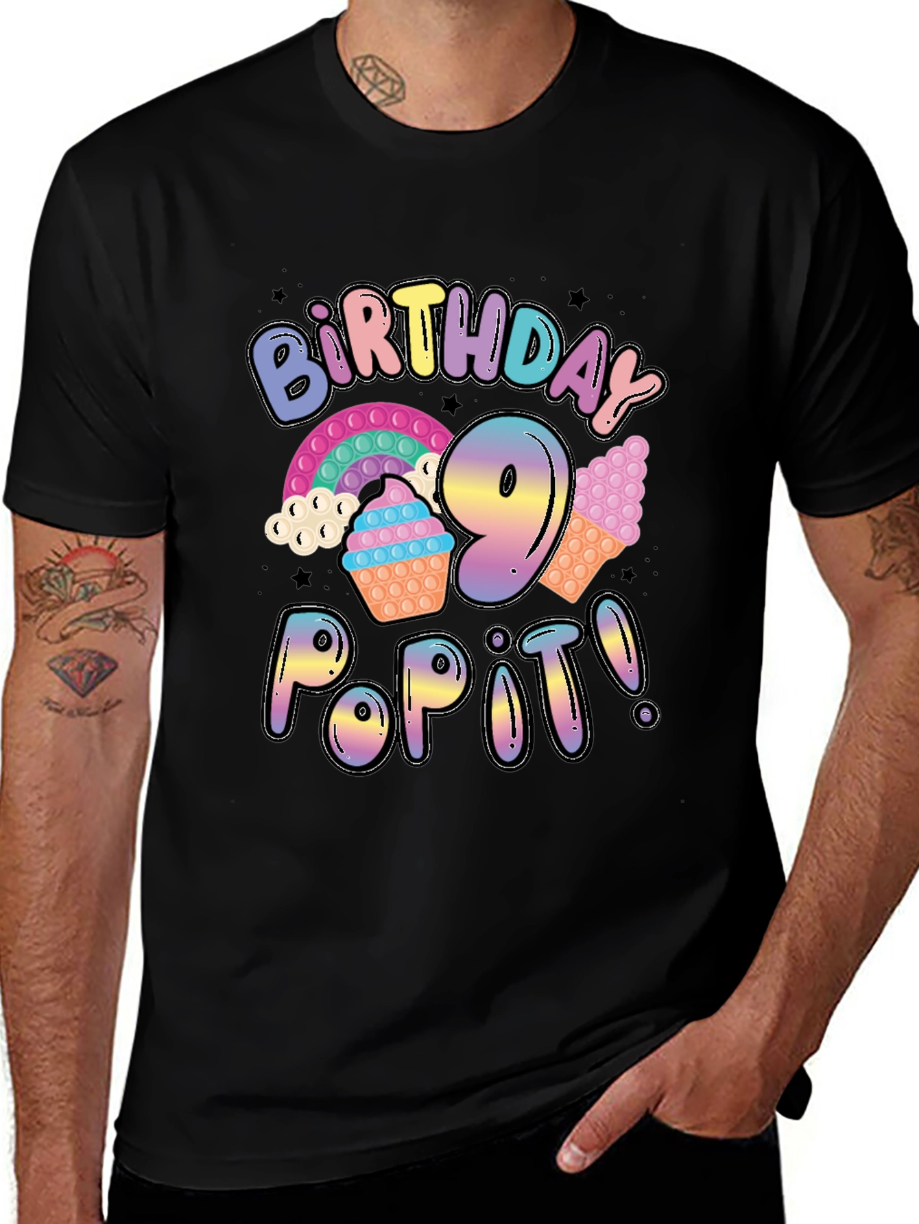 Birthday 9 Pop It T-Shirt