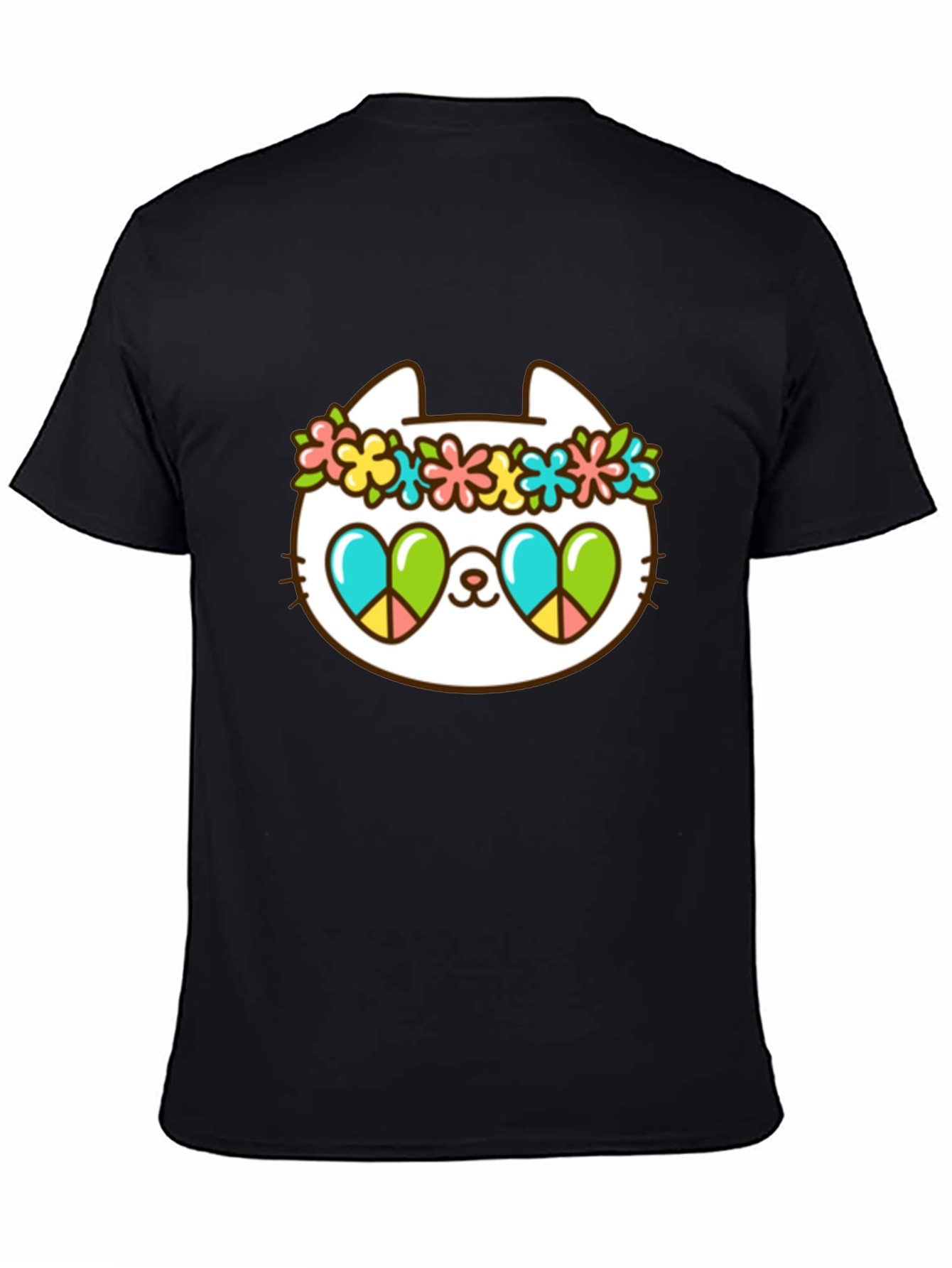 Cool Cat Peace Sign T-Shirt