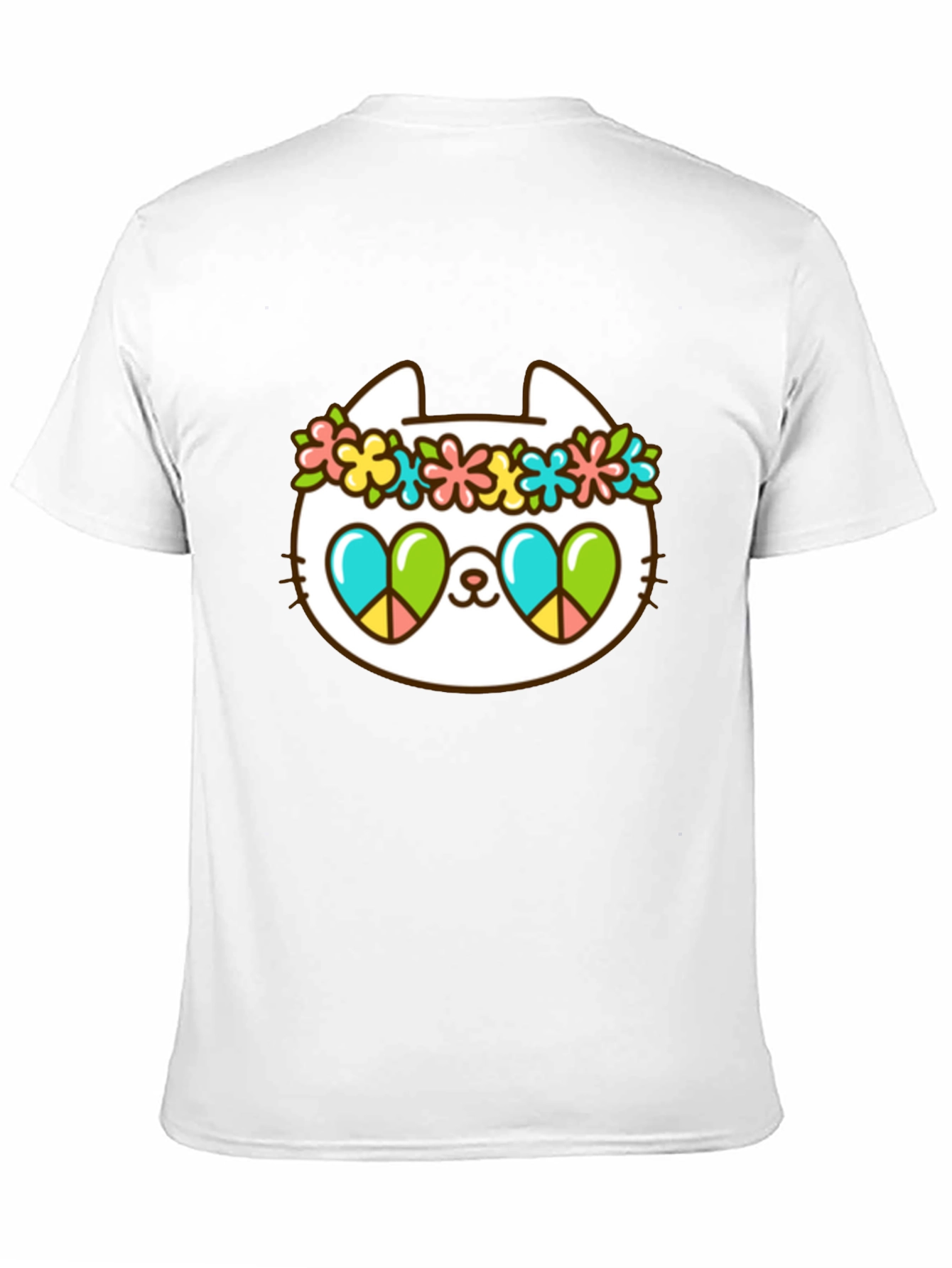 Cool Cat Peace Sign T-Shirt