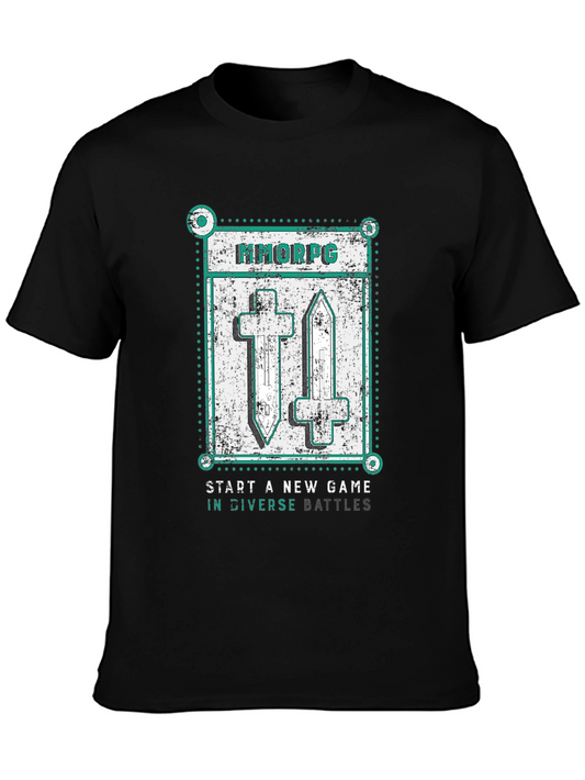 MMORPG Game T-Shirt - Start A New Game