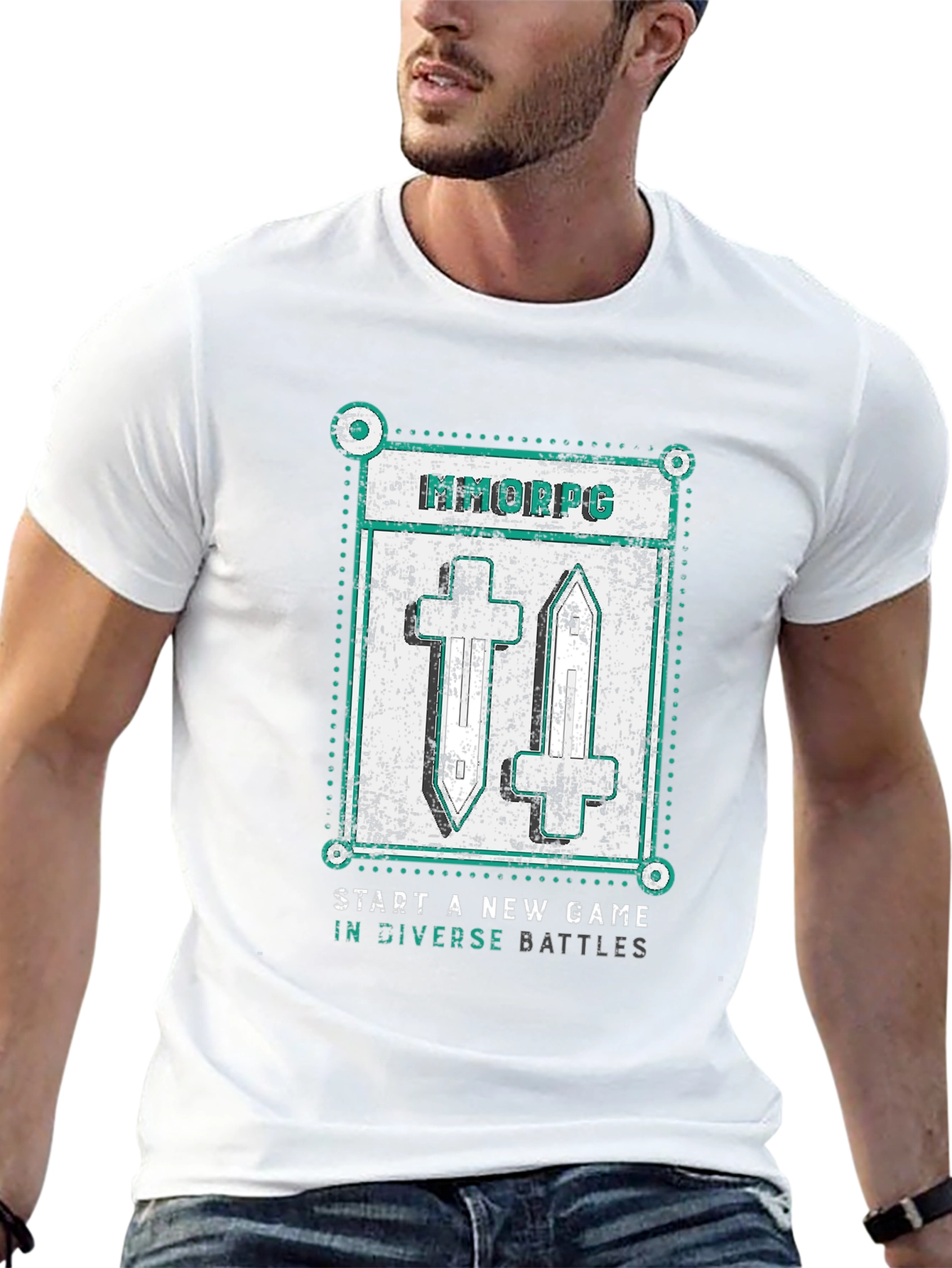 MMORPG Game T-Shirt - Start A New Game