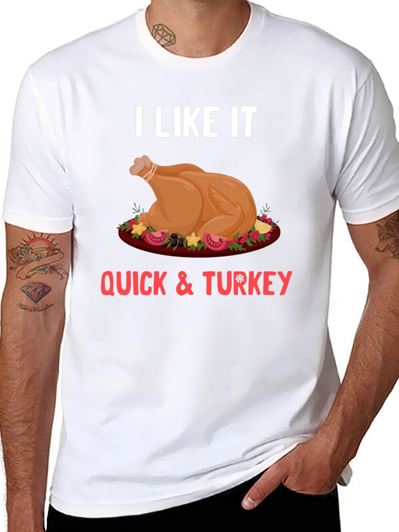 Funny Thanksgiving Turkey Quick T-Shirt