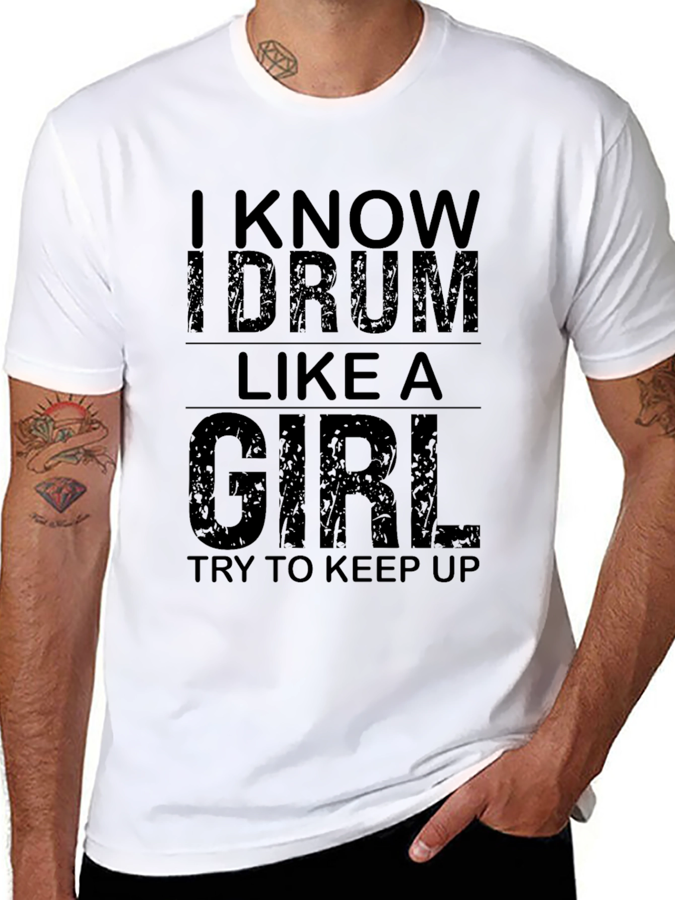 I Know I Drum Like A Girl T-Shirt