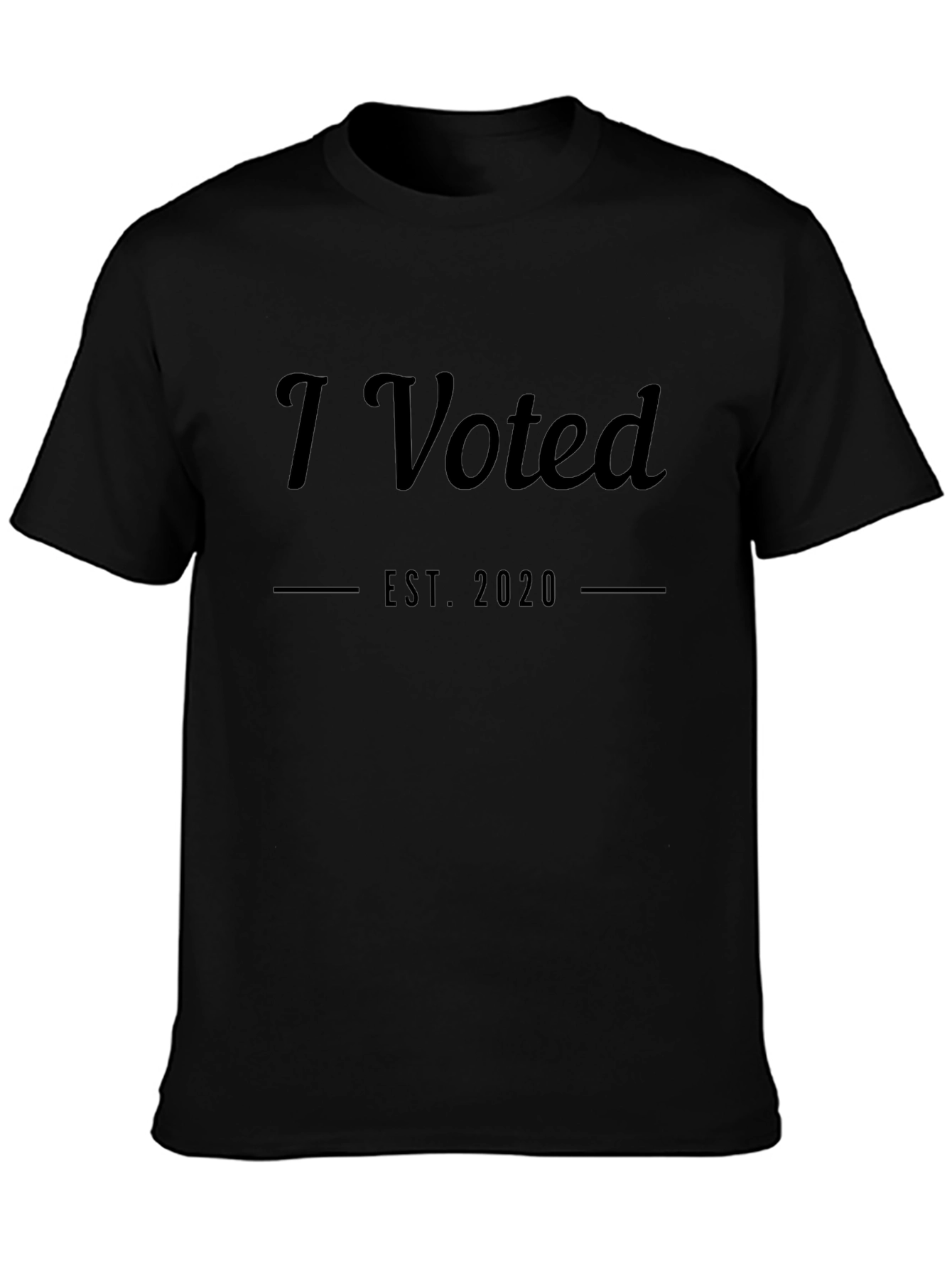 I Voted Est. 2020 Black T-Shirt