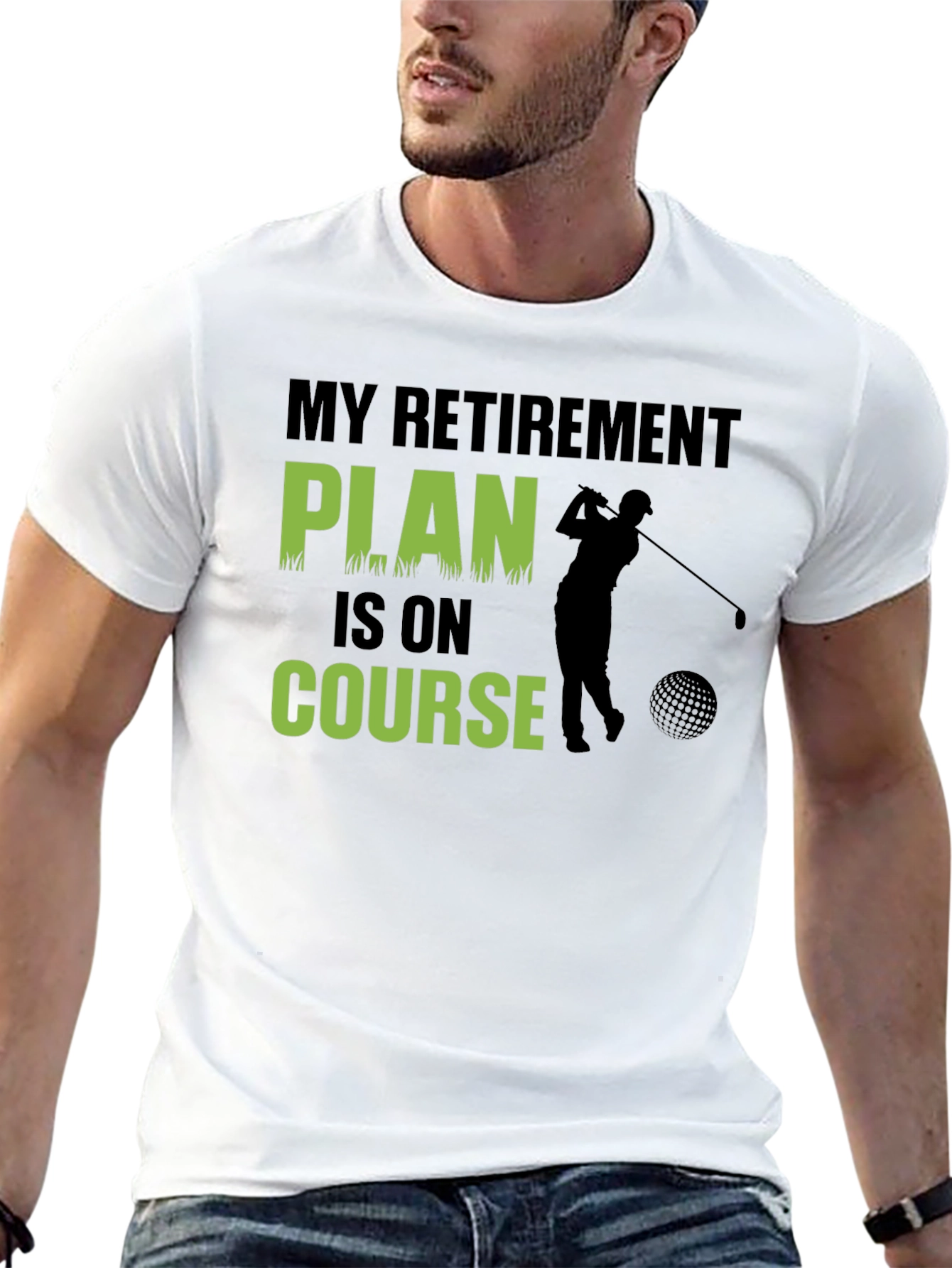 Retirement Golf Plan T-Shirt - Golfer Gift