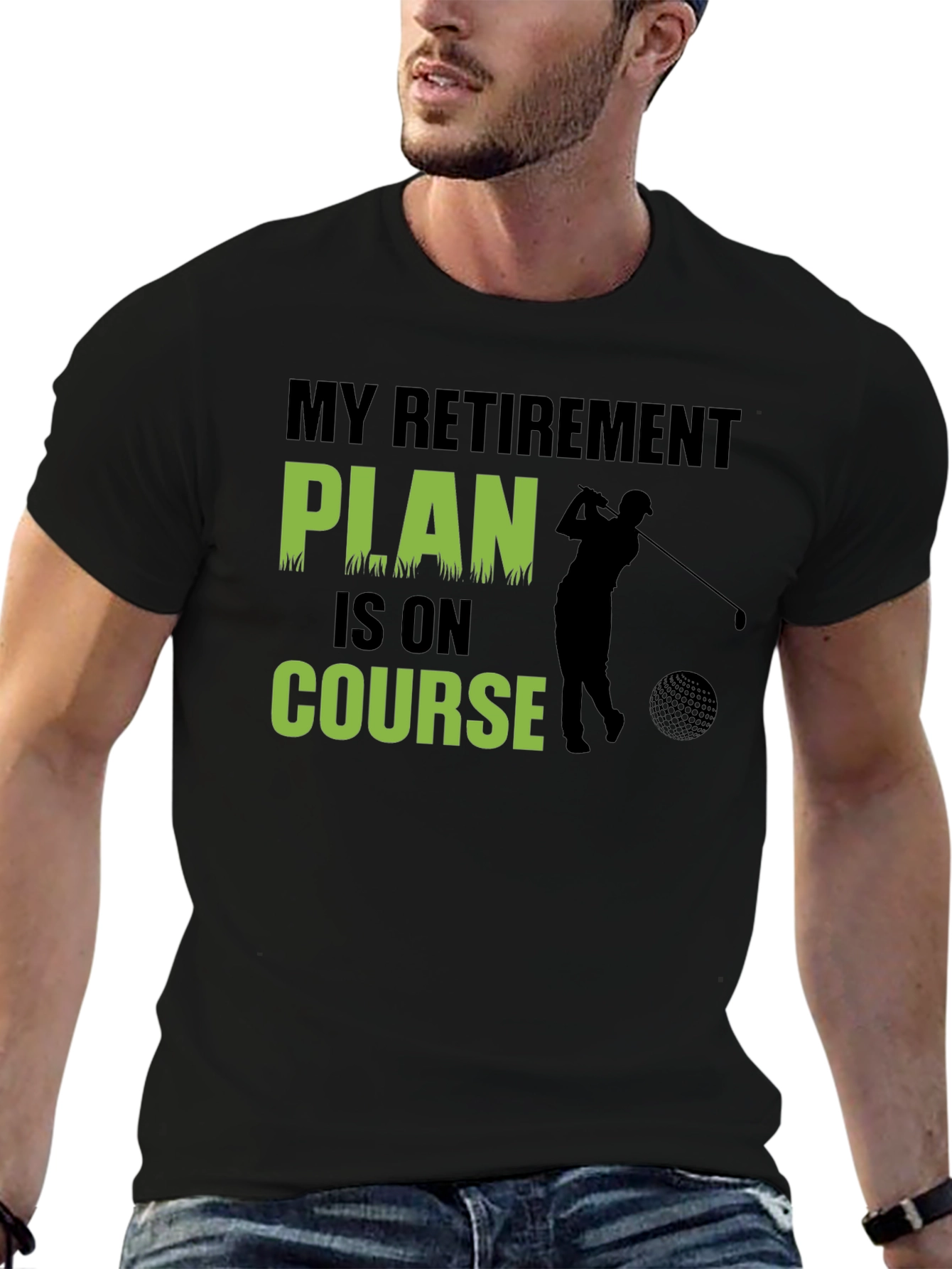 Retirement Golf Plan T-Shirt - Golfer Gift