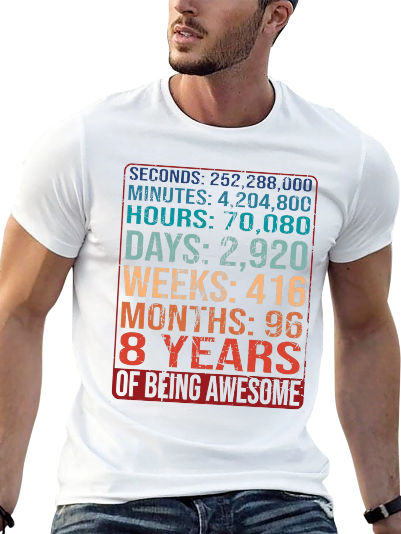 8 Years of Being Awesome T-Shirt
