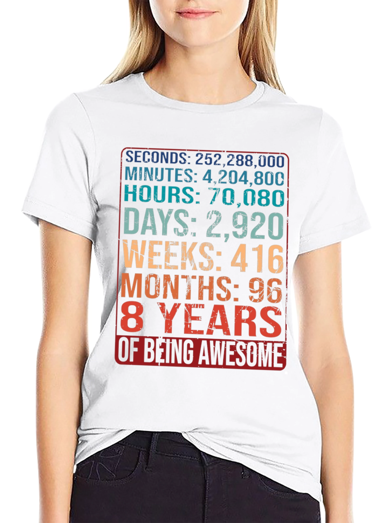 8 Years of Being Awesome T-Shirt
