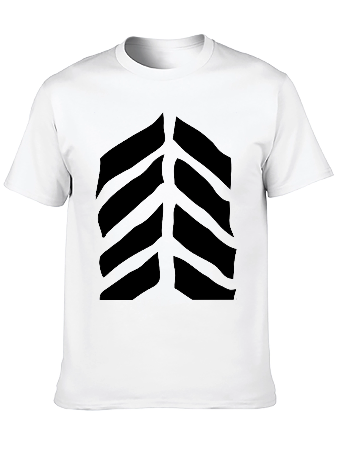 Graphic Tee - Abstract Leaf Design