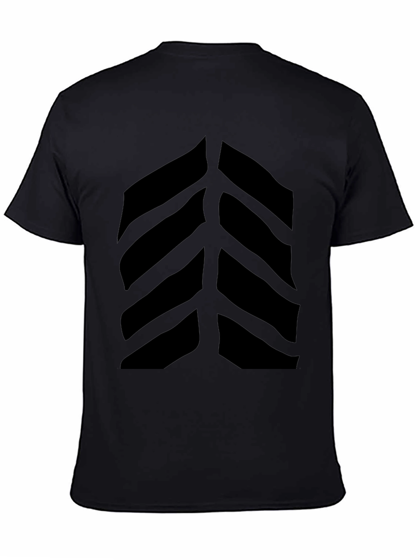 Graphic Tee - Abstract Leaf Design