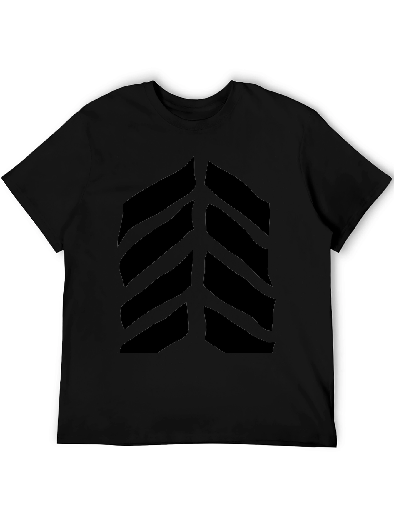 Graphic Tee - Abstract Leaf Design