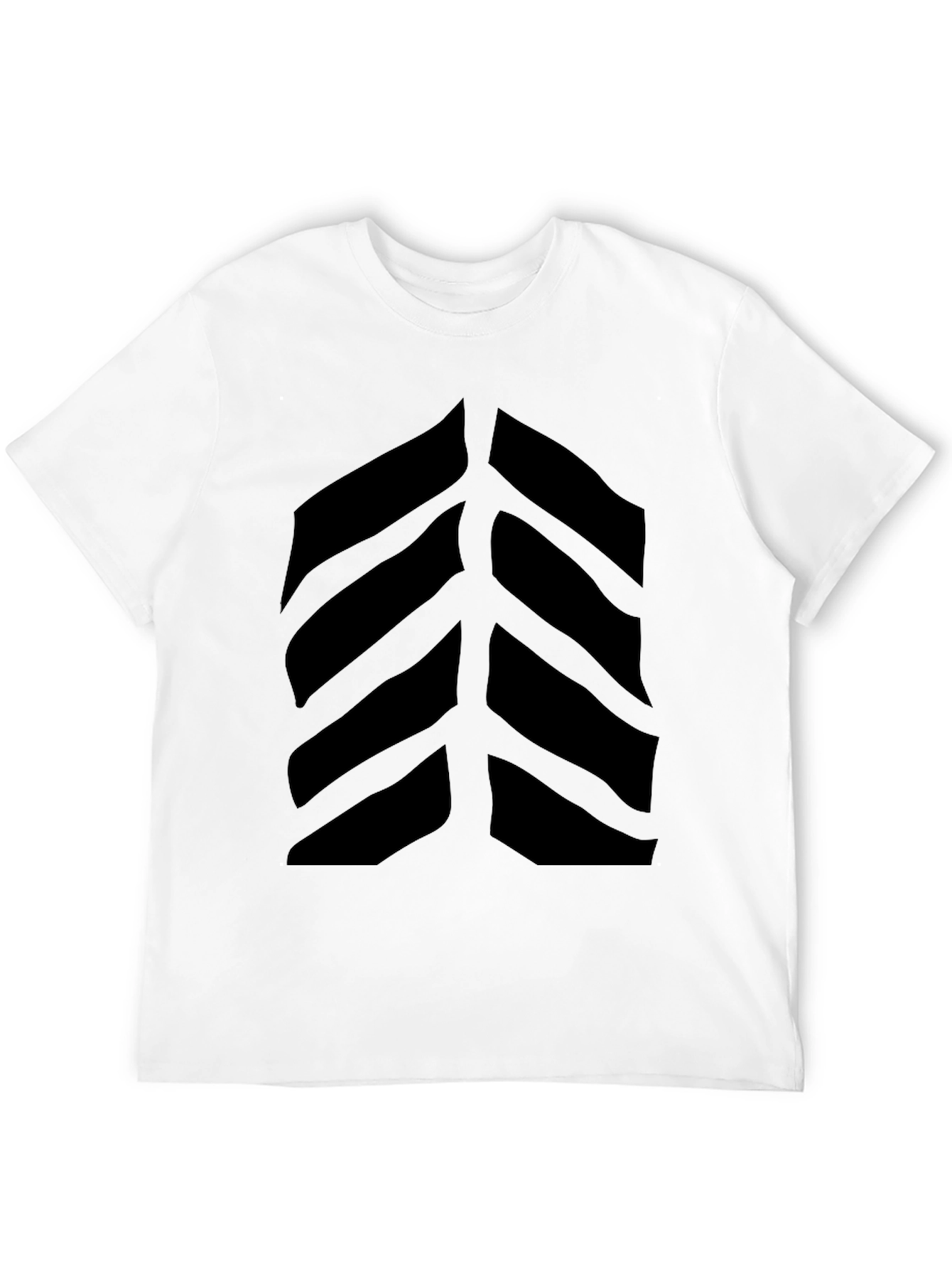 Graphic Tee - Abstract Leaf Design