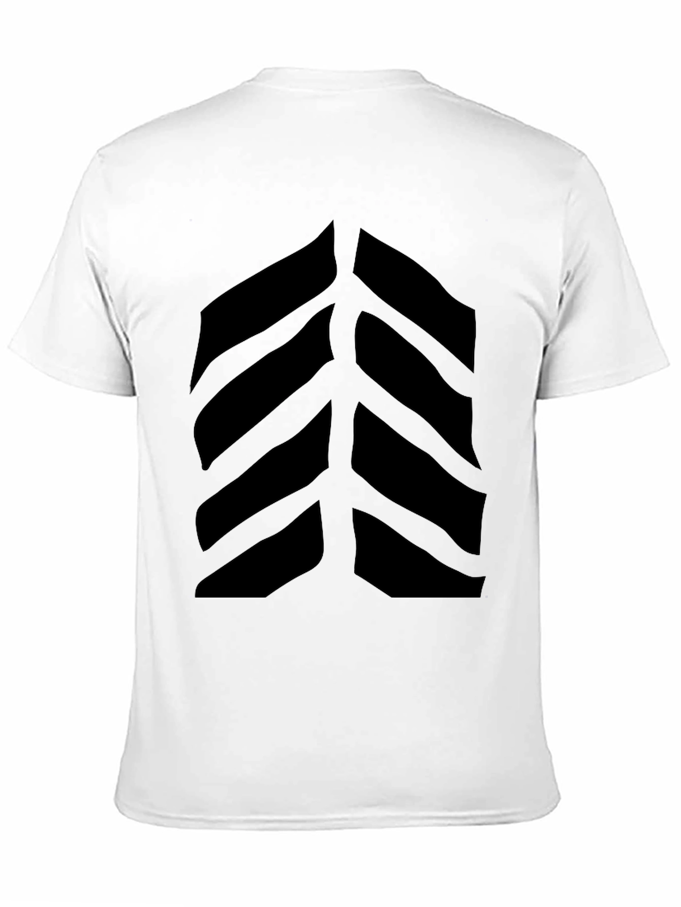 Graphic Tee - Abstract Leaf Design