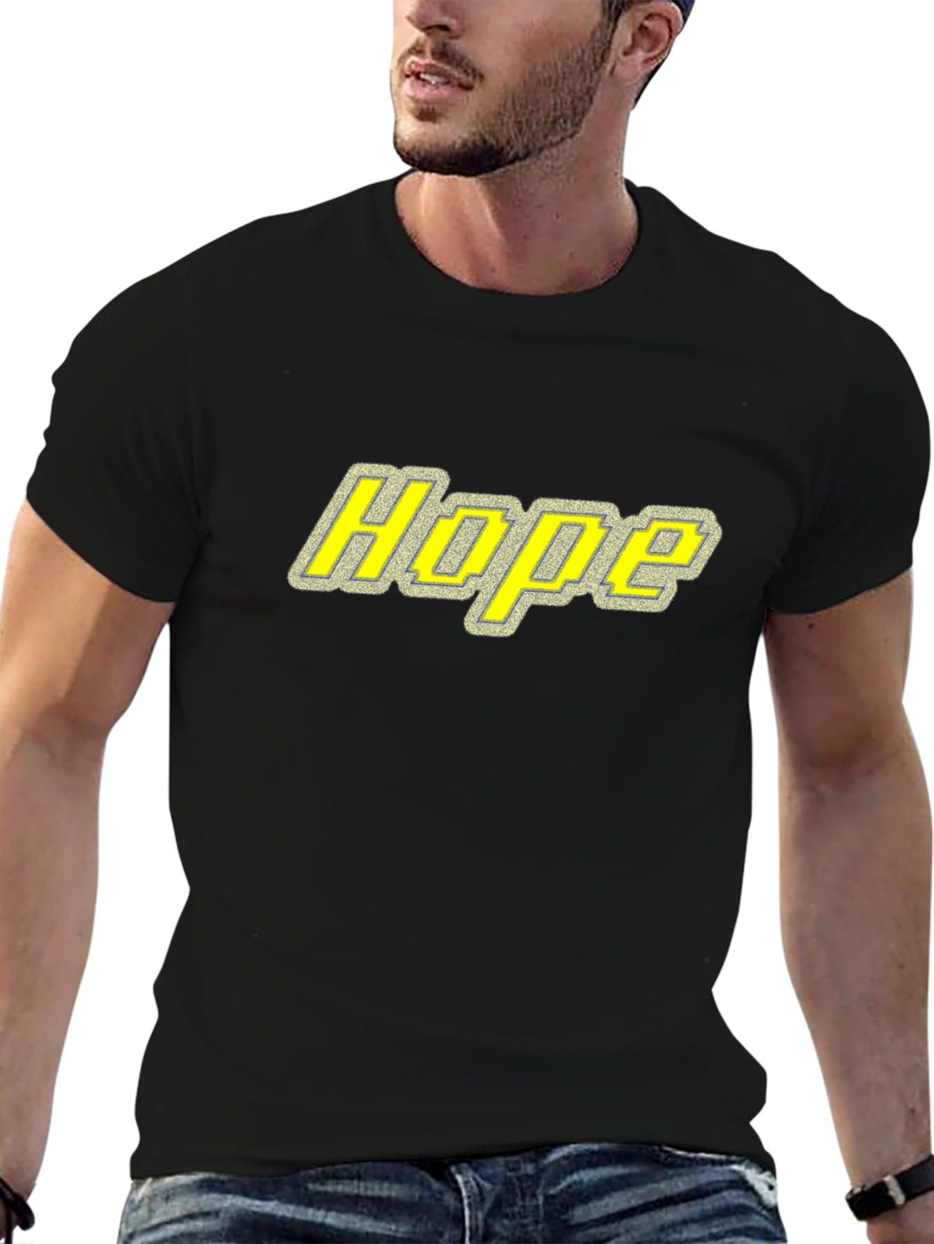 Hope T-Shirt - Positive Message Black Tee