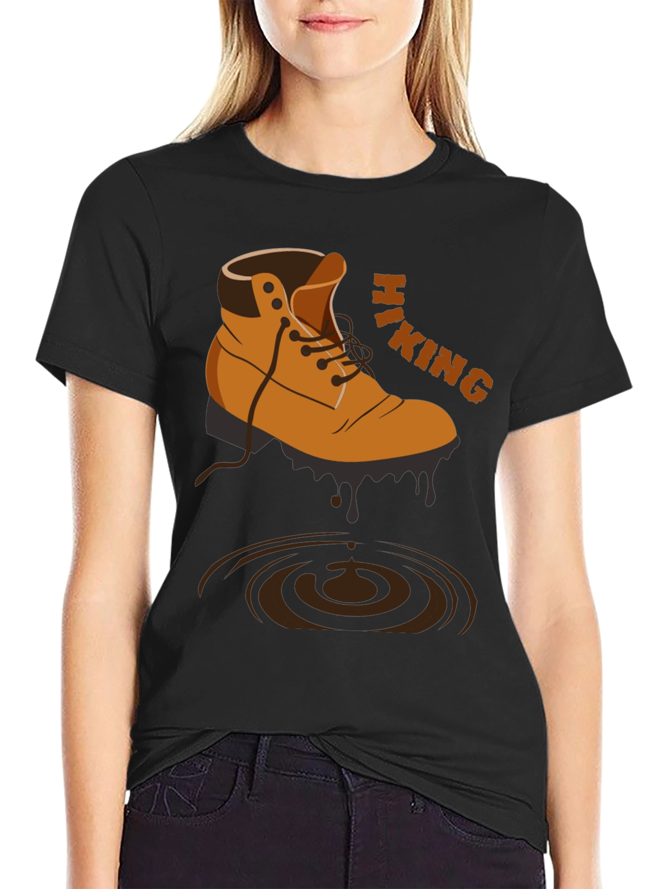 Hiking Boot Graphic Tee - Adventure Awaits!