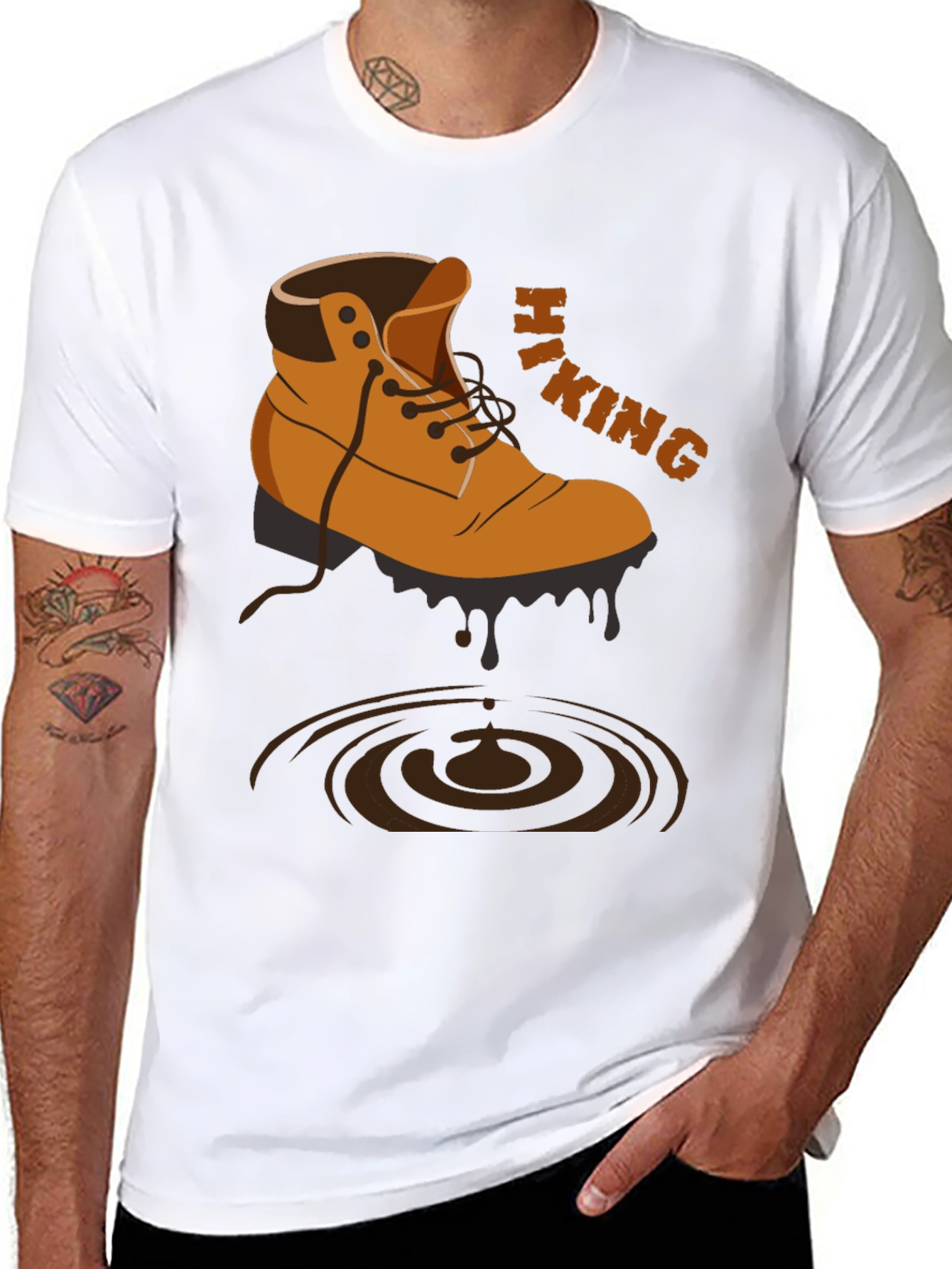 Hiking Boot Graphic Tee - Adventure Awaits!