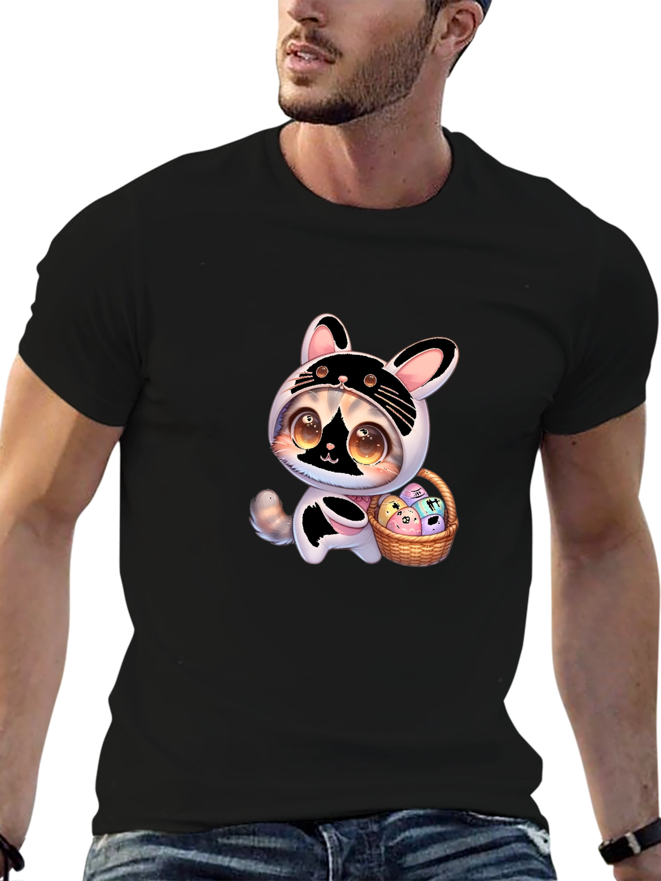 Cute Easter Cat T-Shirt