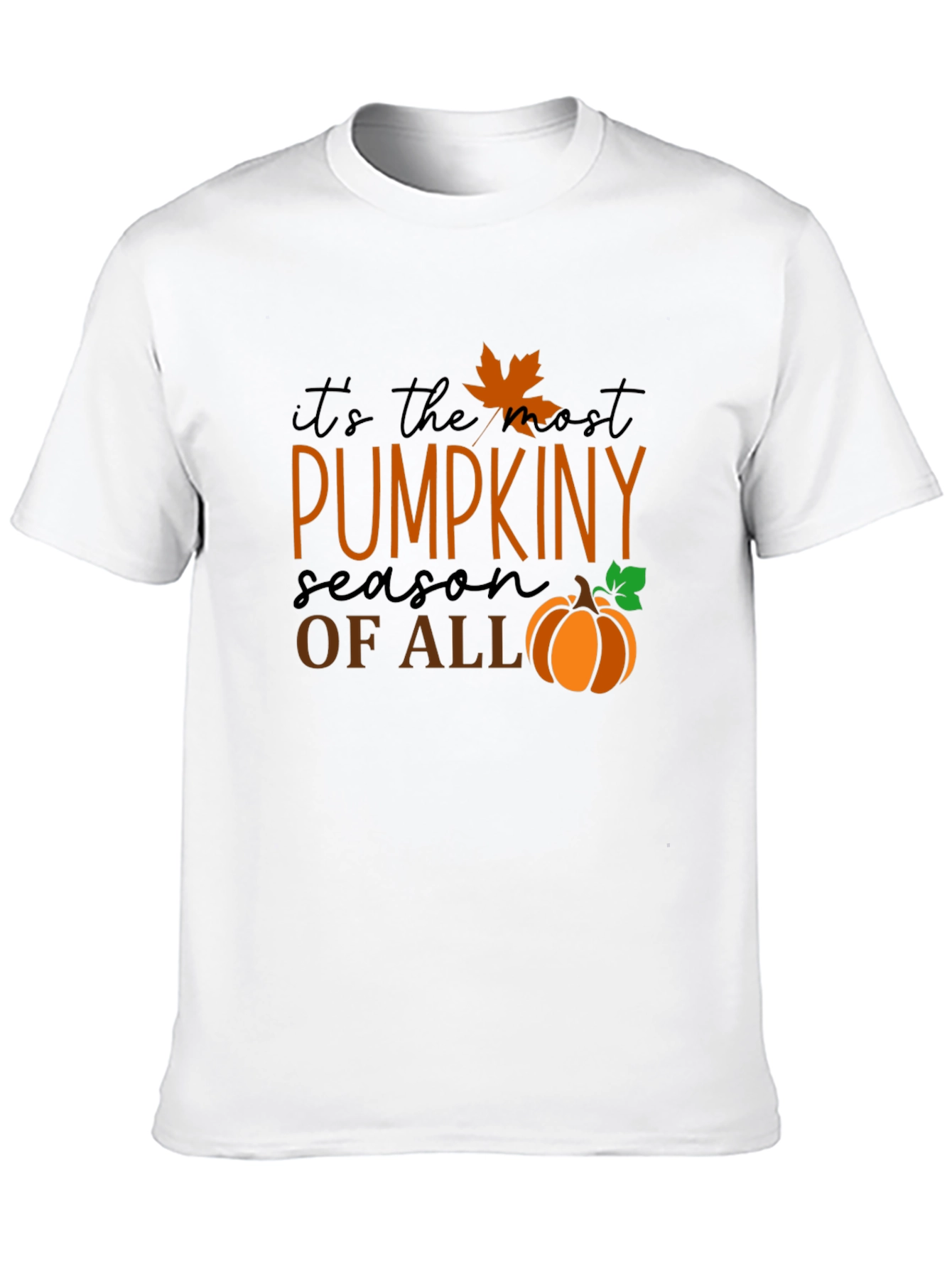 Pumpkin Season Graphic Tee - Black
