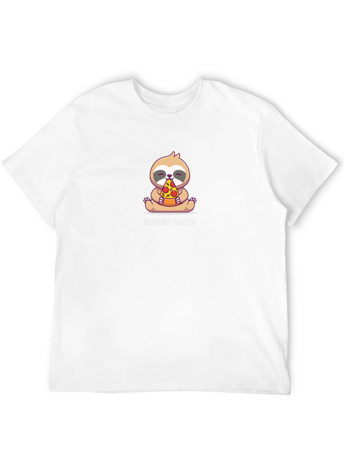 Sloth Pizza Lover Tee - Slophisticated Unisex T-Shirt