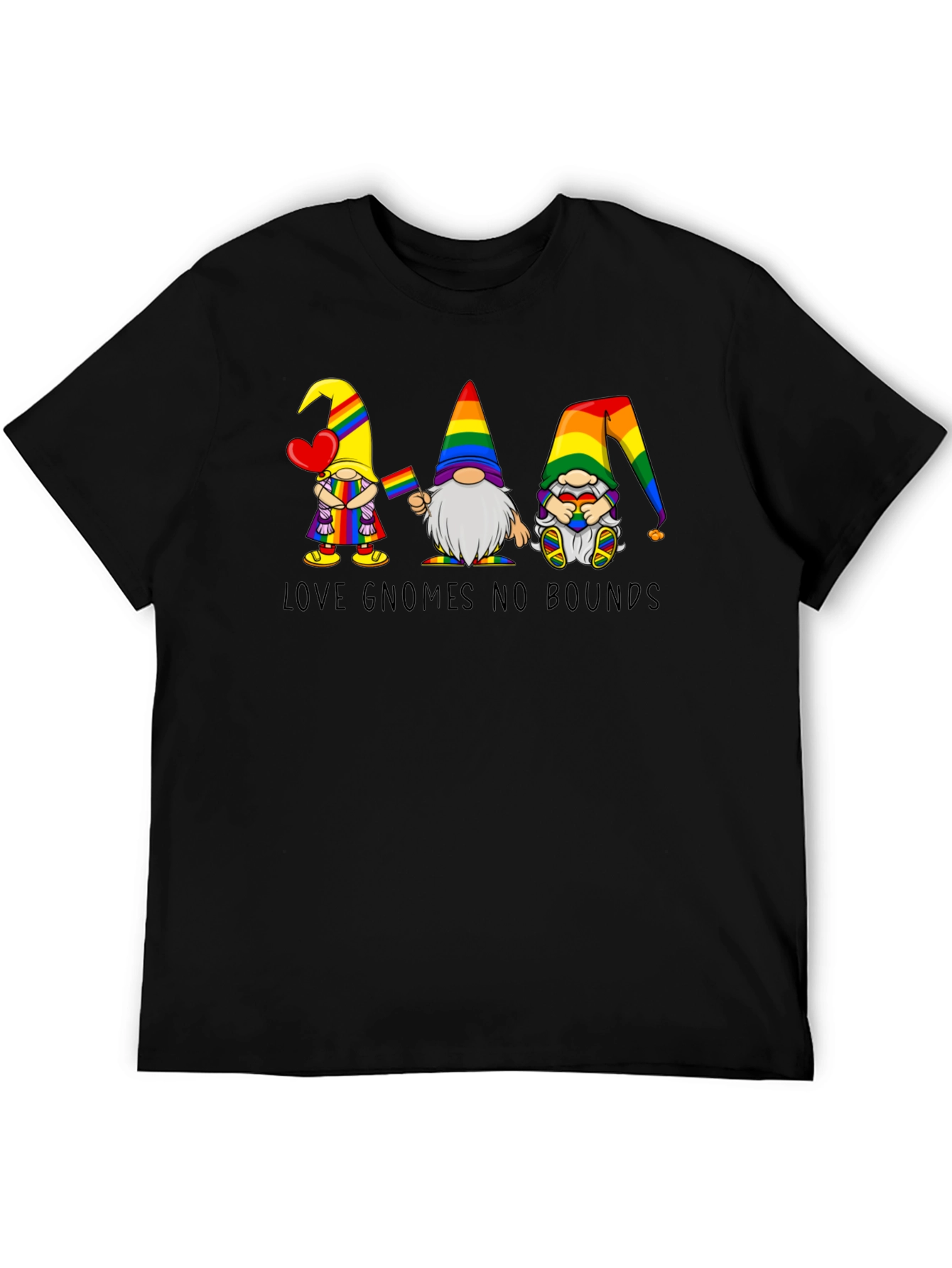 Love Gnomes No Bounds Pride T-Shirt