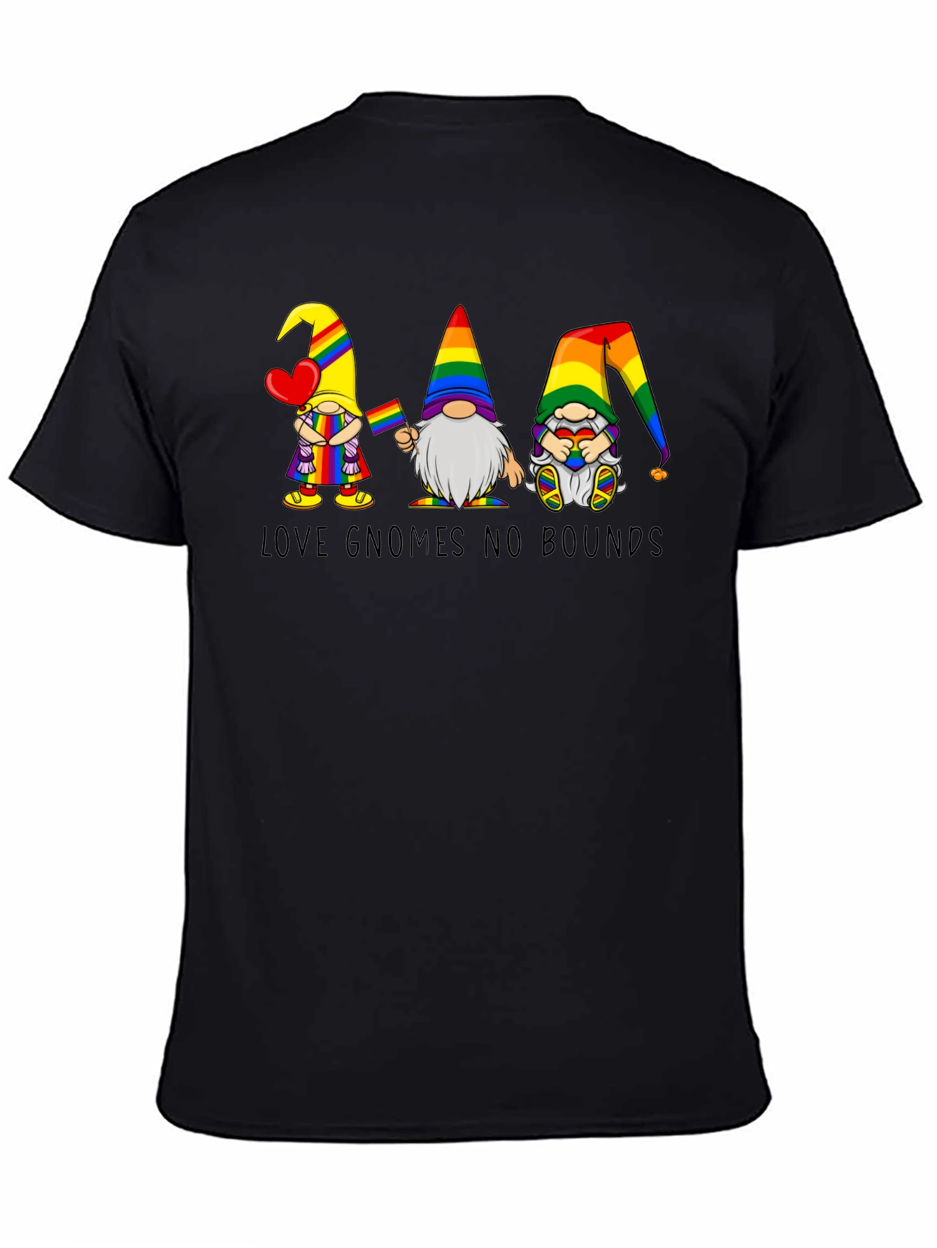 Love Gnomes No Bounds Pride T-Shirt