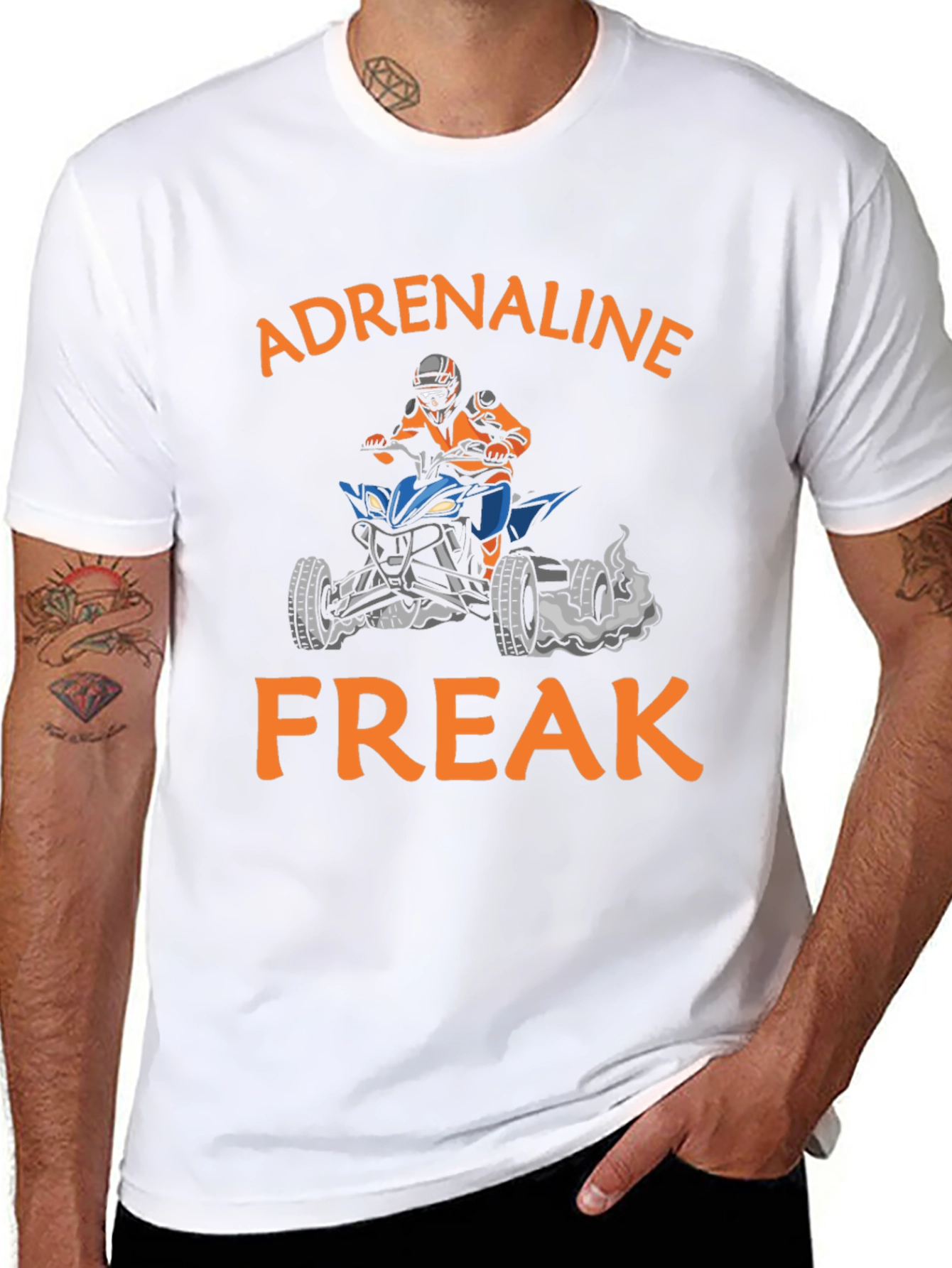 Adrenaline Freak ATV Rider T-Shirt