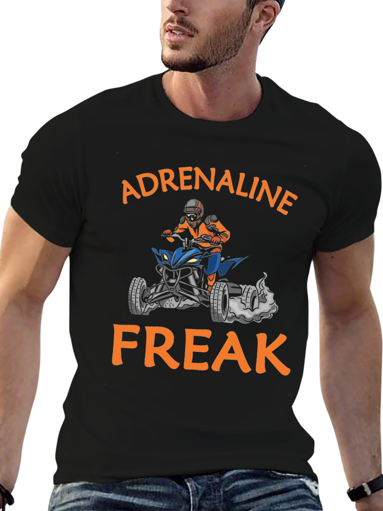 Adrenaline Freak ATV Rider T-Shirt