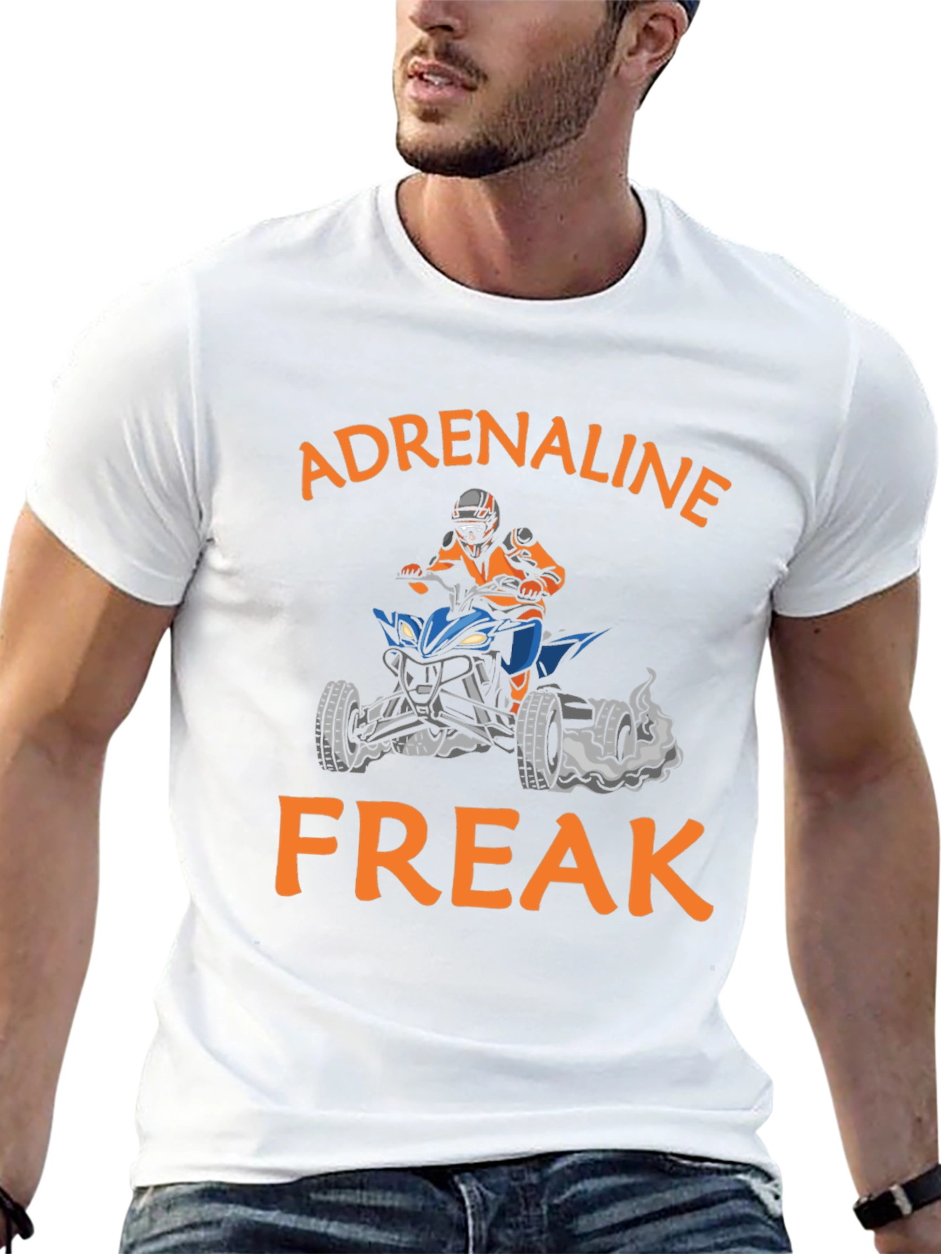 Adrenaline Freak ATV Rider T-Shirt